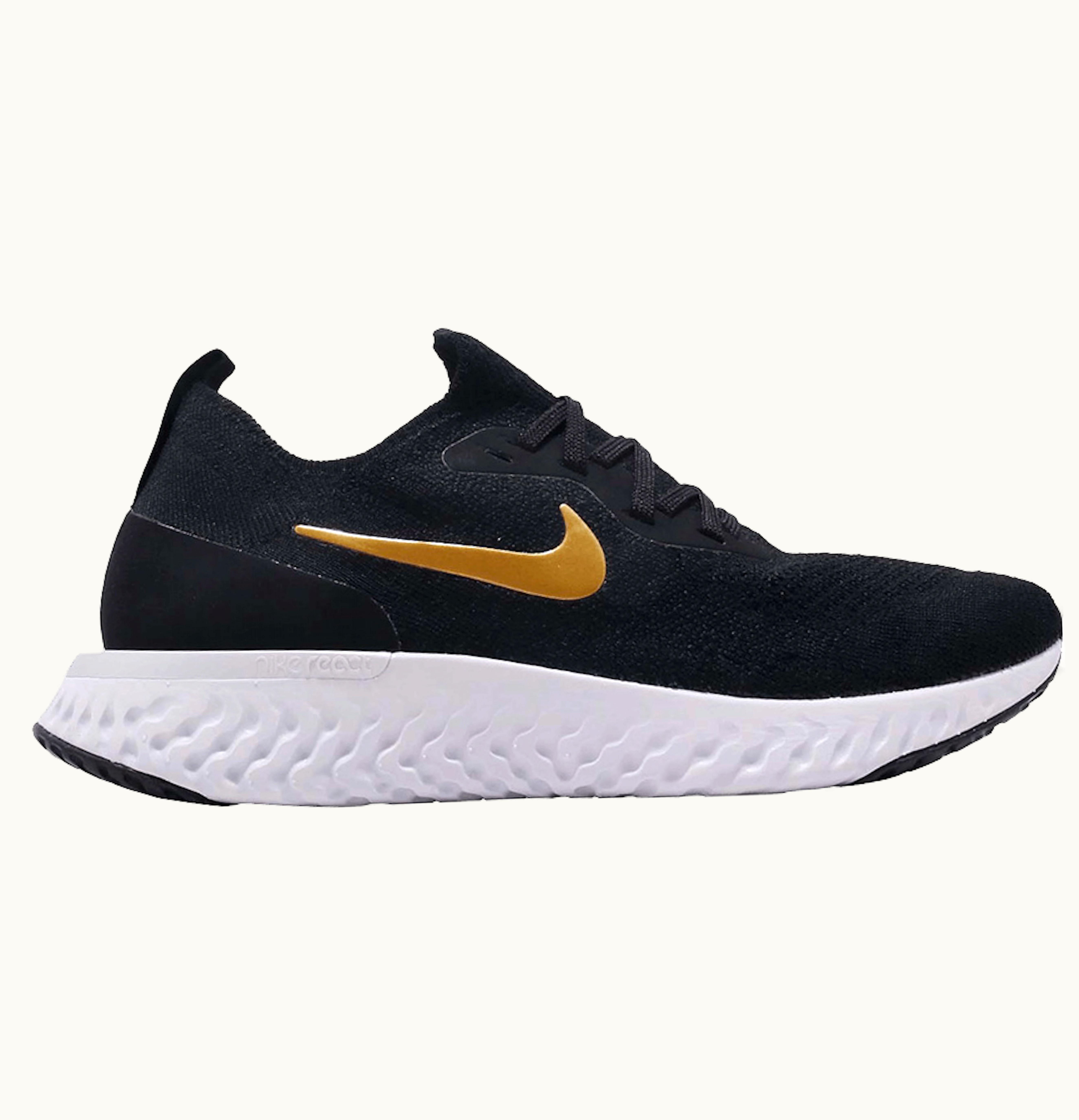 Nike Nike Epic React Flyknit Black Gold W