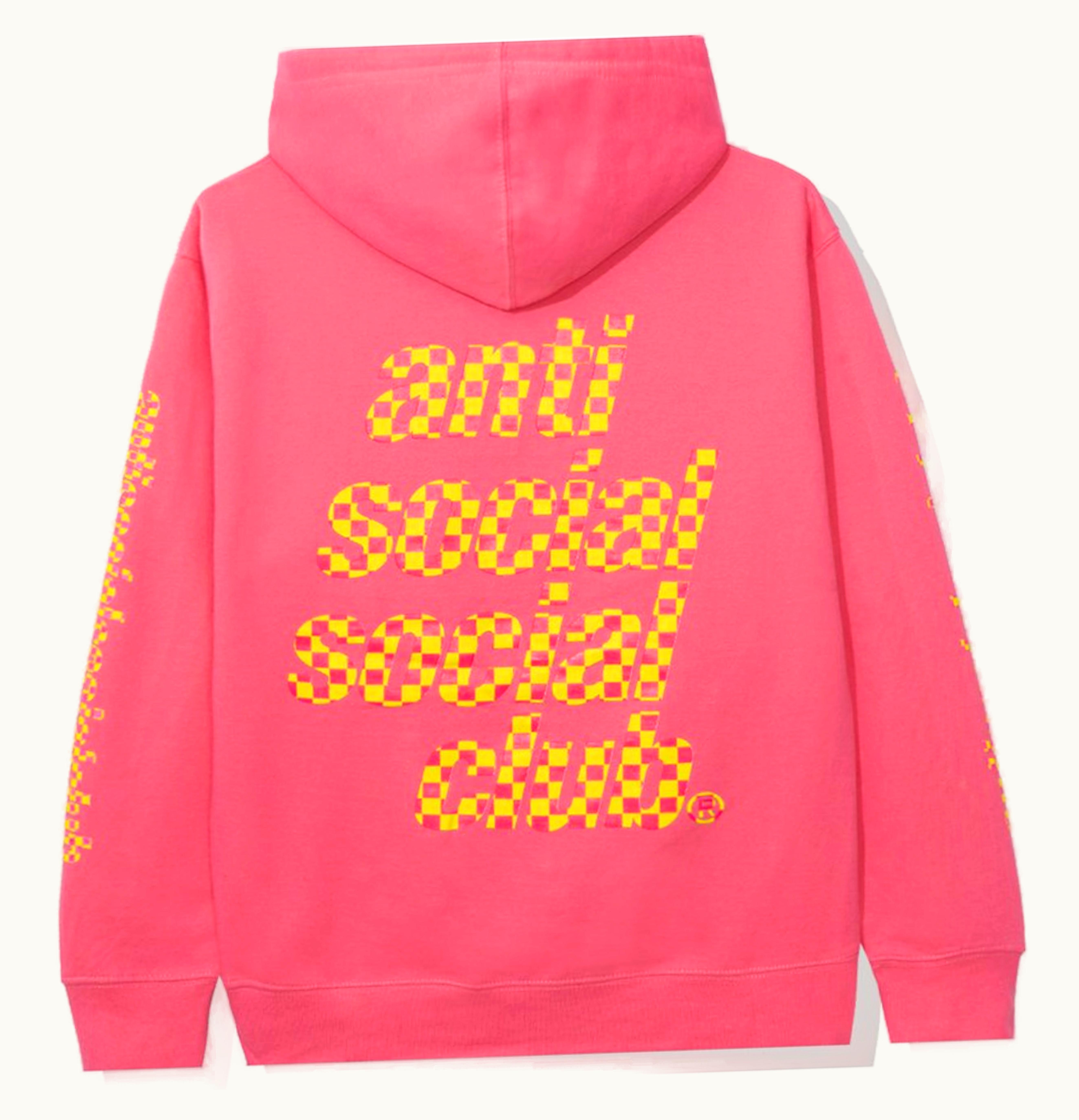 Anti Social Social Club Anti Social Social Club Food Court Hoodie Pink