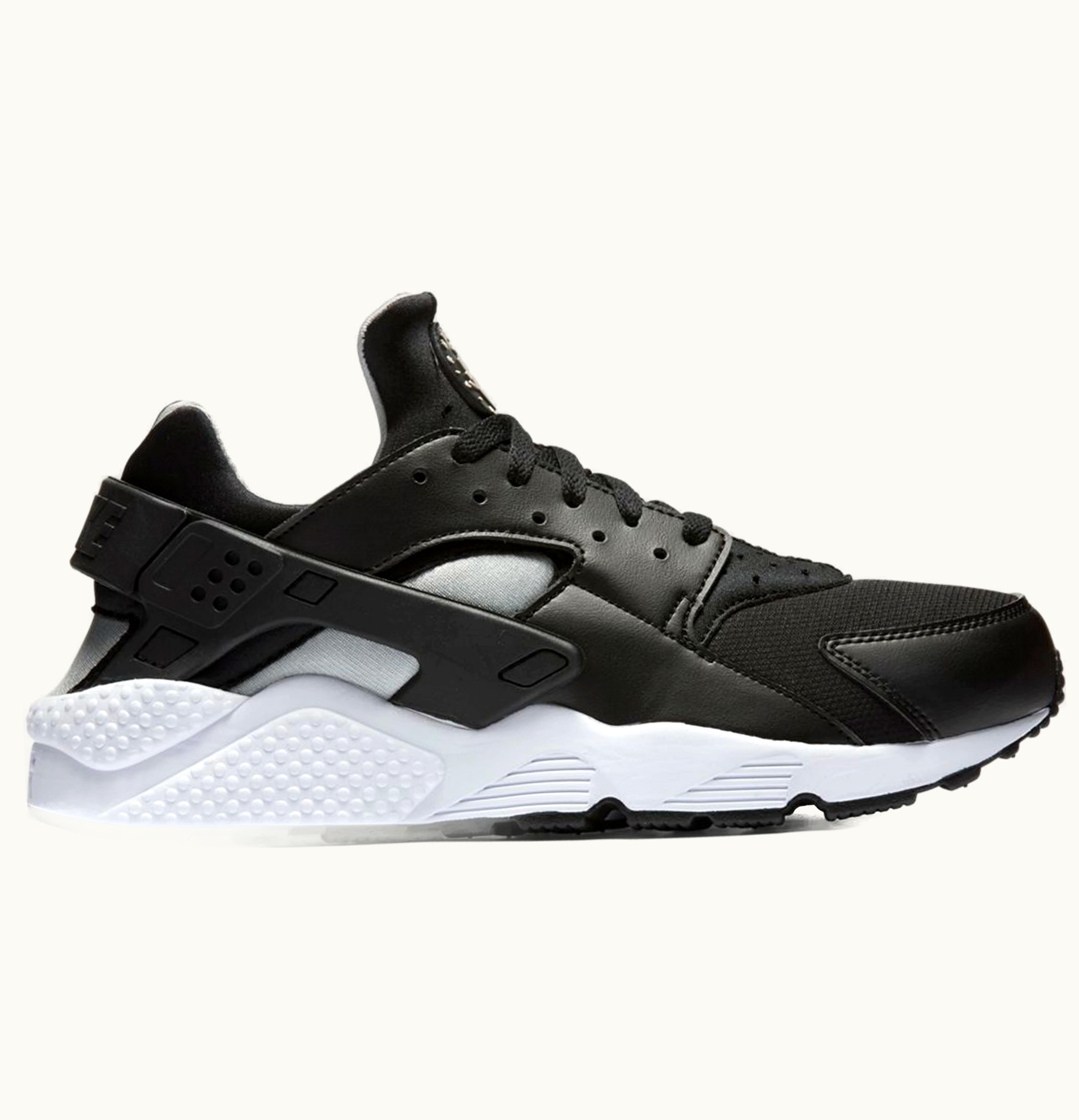 Nike Nike Air Huarache Run Black Flat Silver White