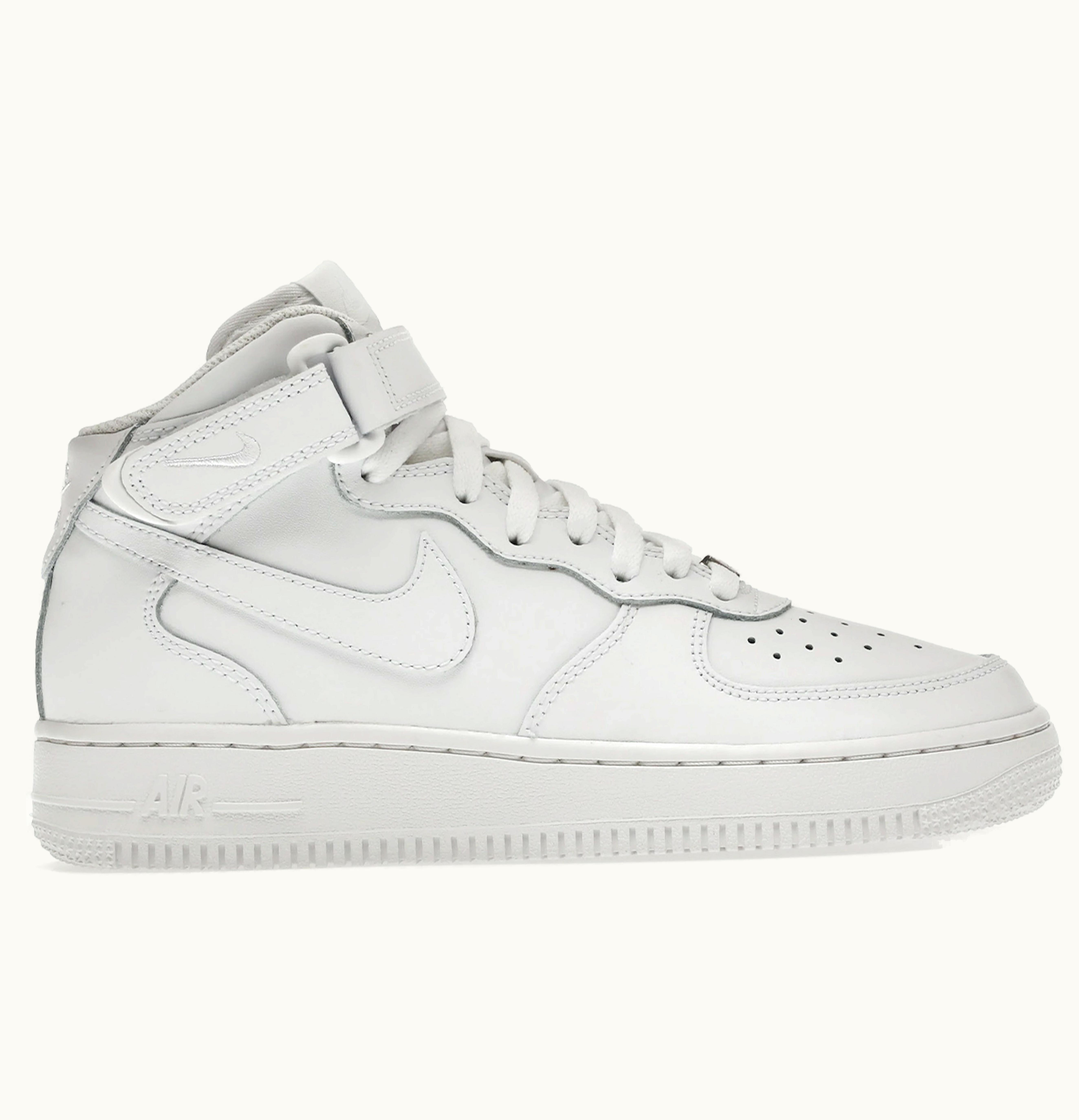 Nike Nike Air Force 1 Mid Le Triple White GS
