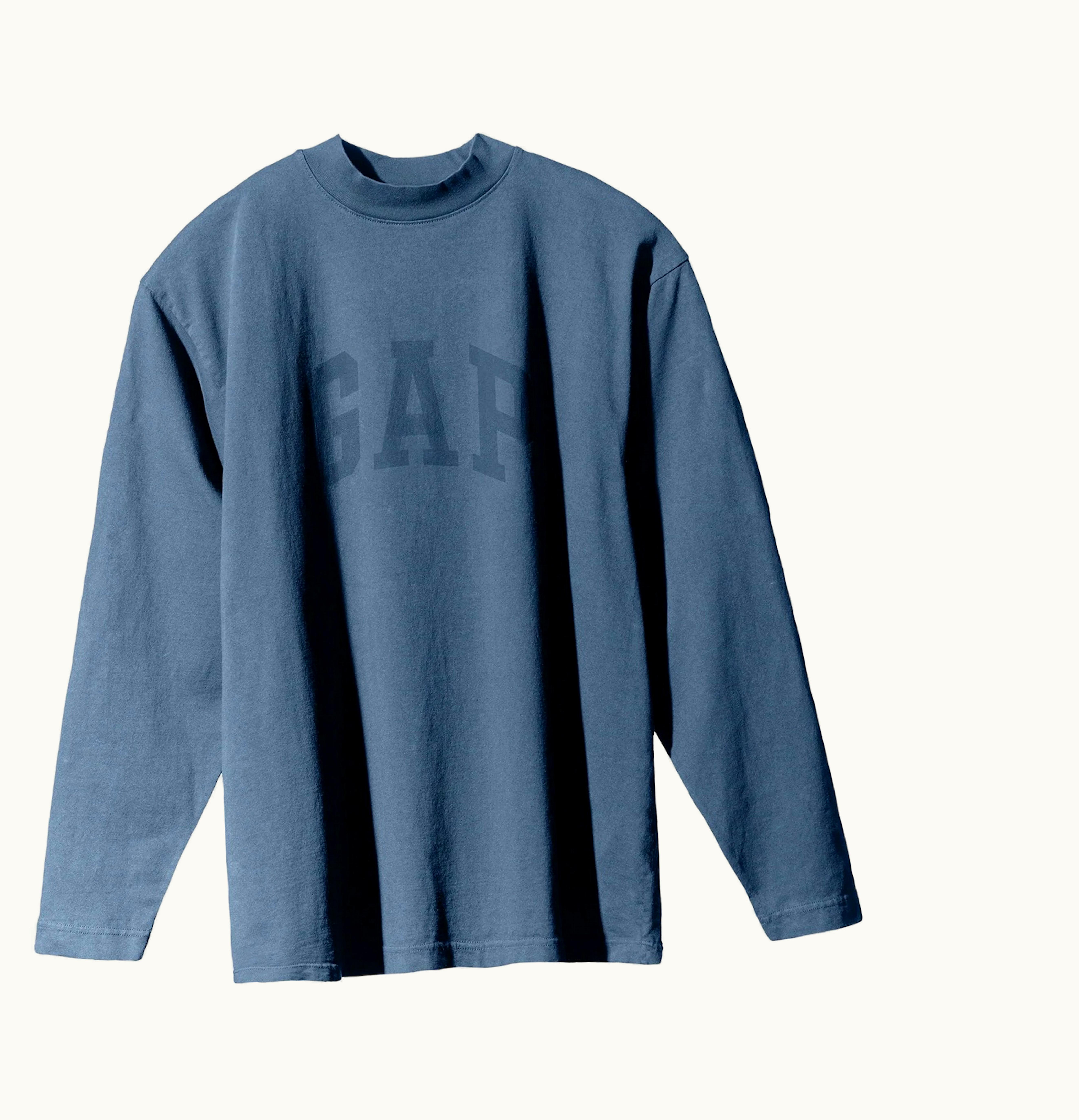 Yeezy Yeezy Gap Dove Longsleeve Tee Dark Blue