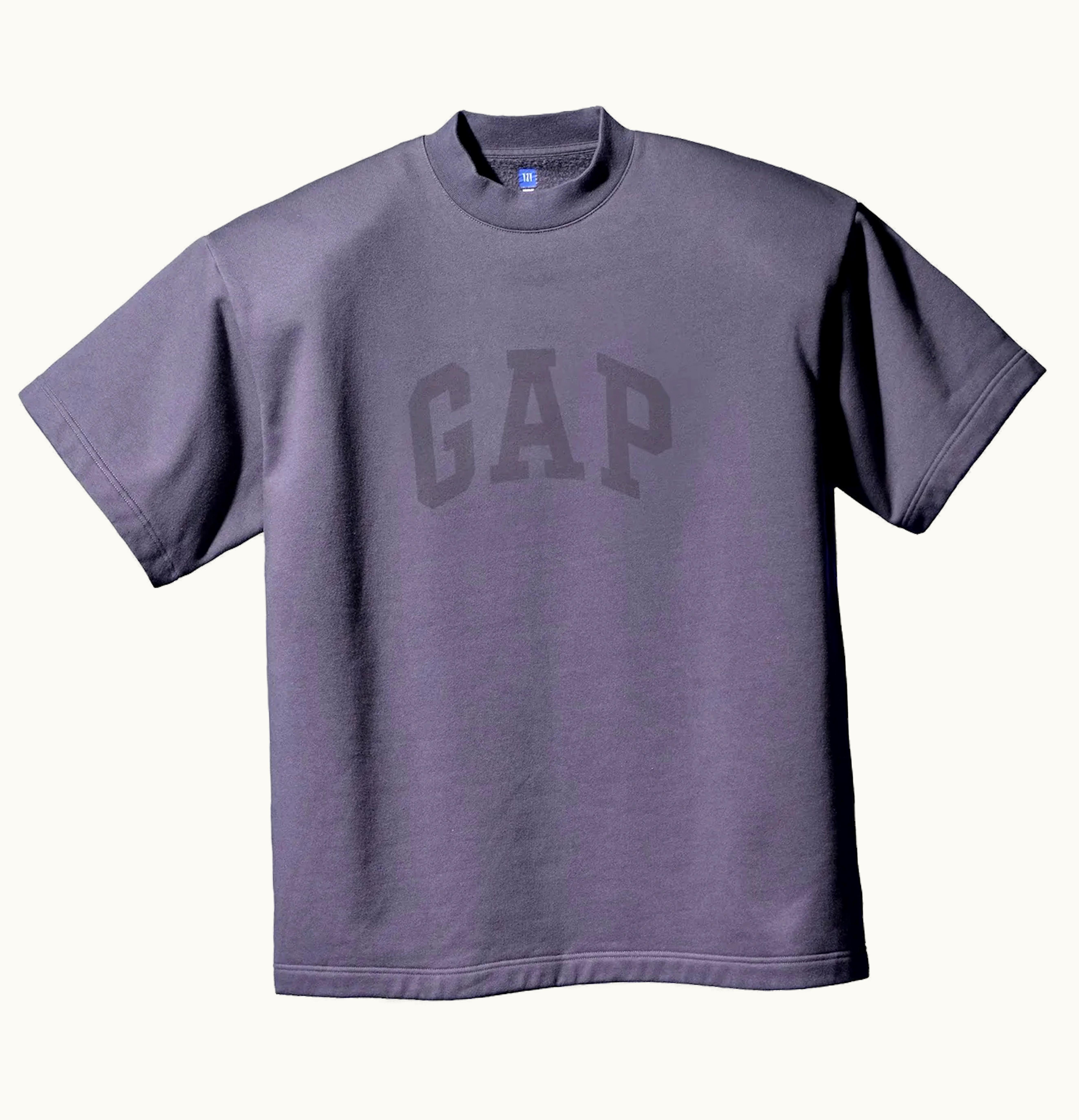 Yeezy Yeezy Gap Dove Padded Heavy Fleece Tee Black