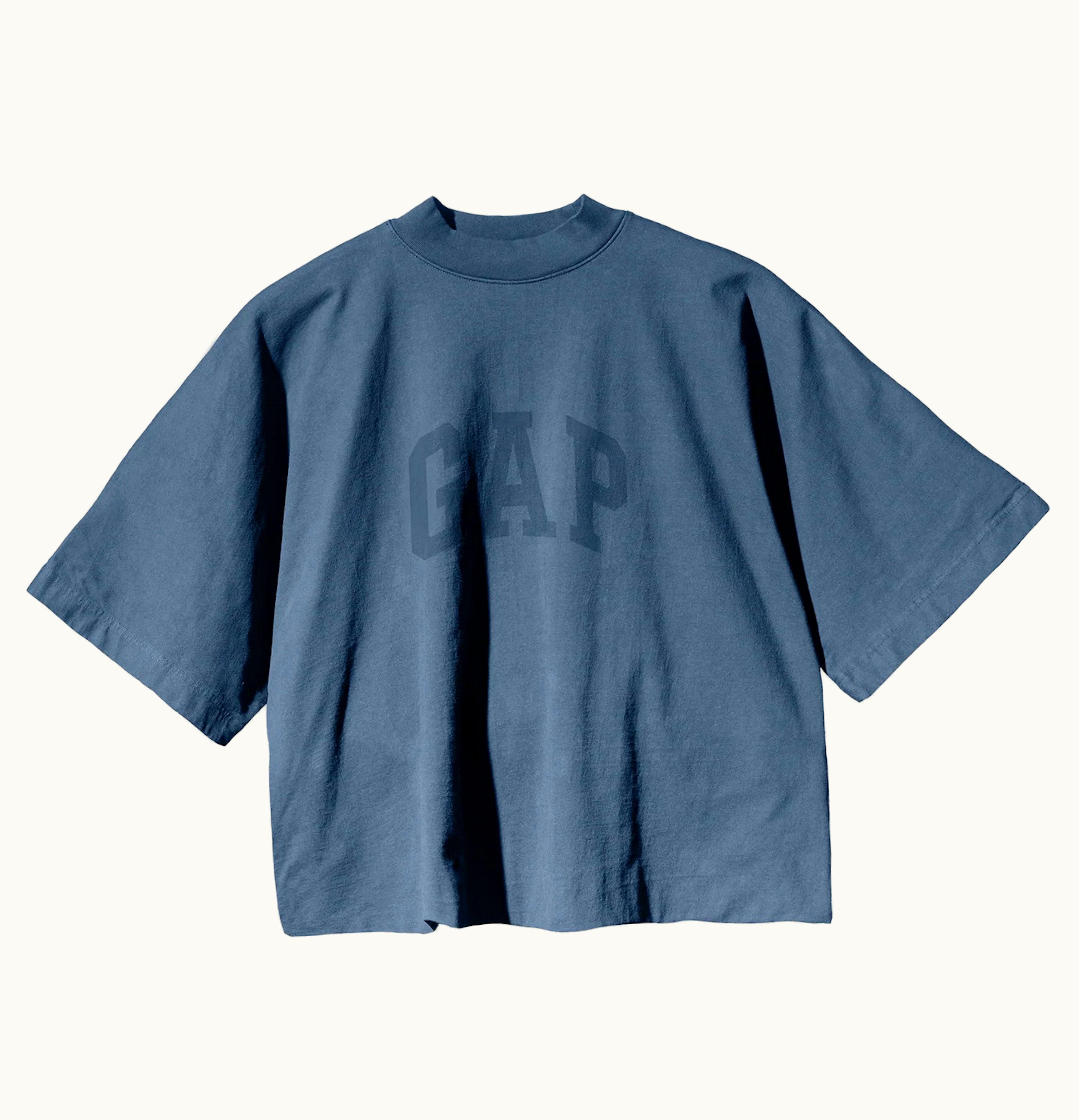 Yeezy Yeezy Gap Dove No Seam Tee Dark Blue
