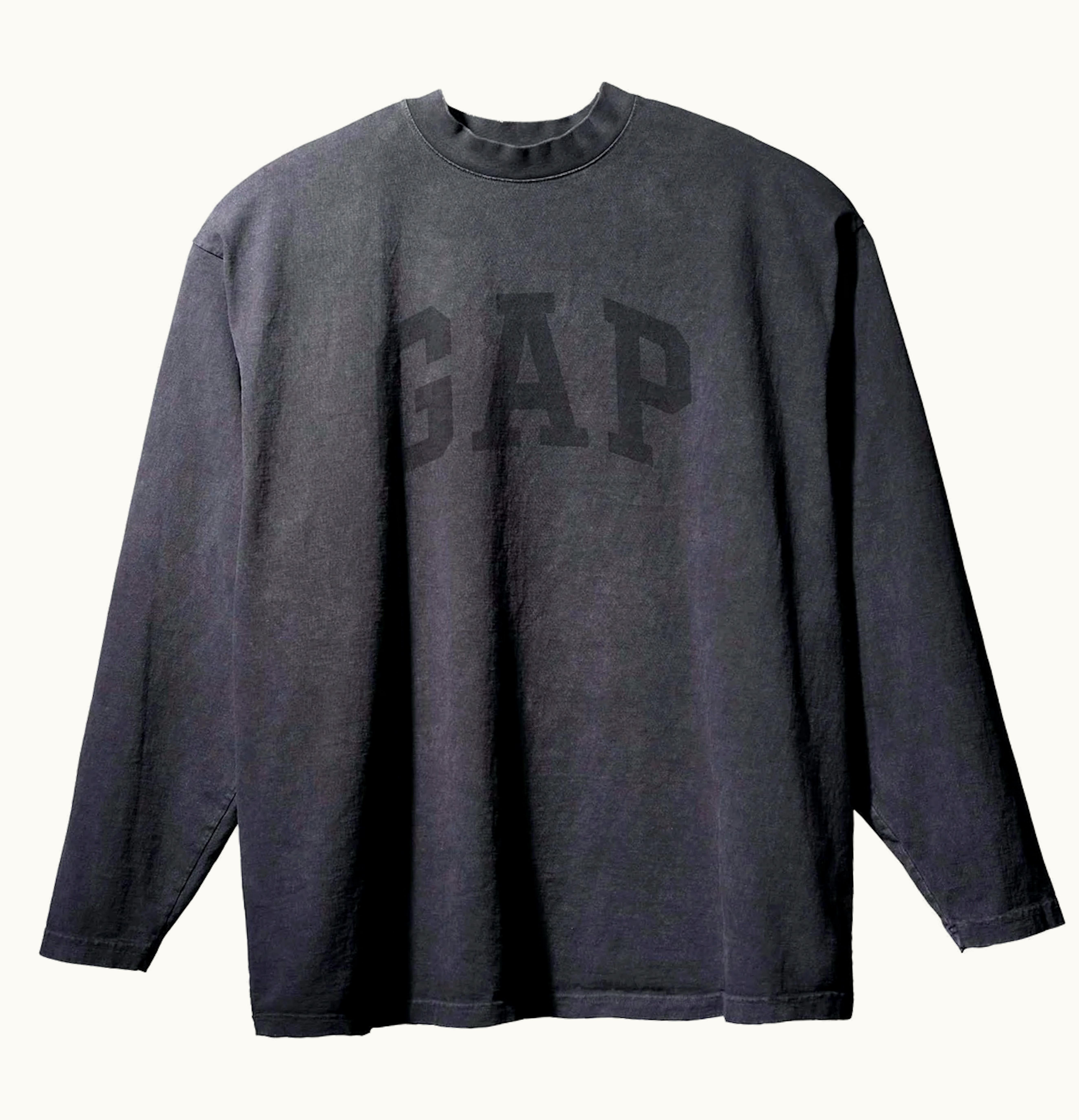 Yeezy Yeezy Gap Dove Longsleeve Tee Washed Black