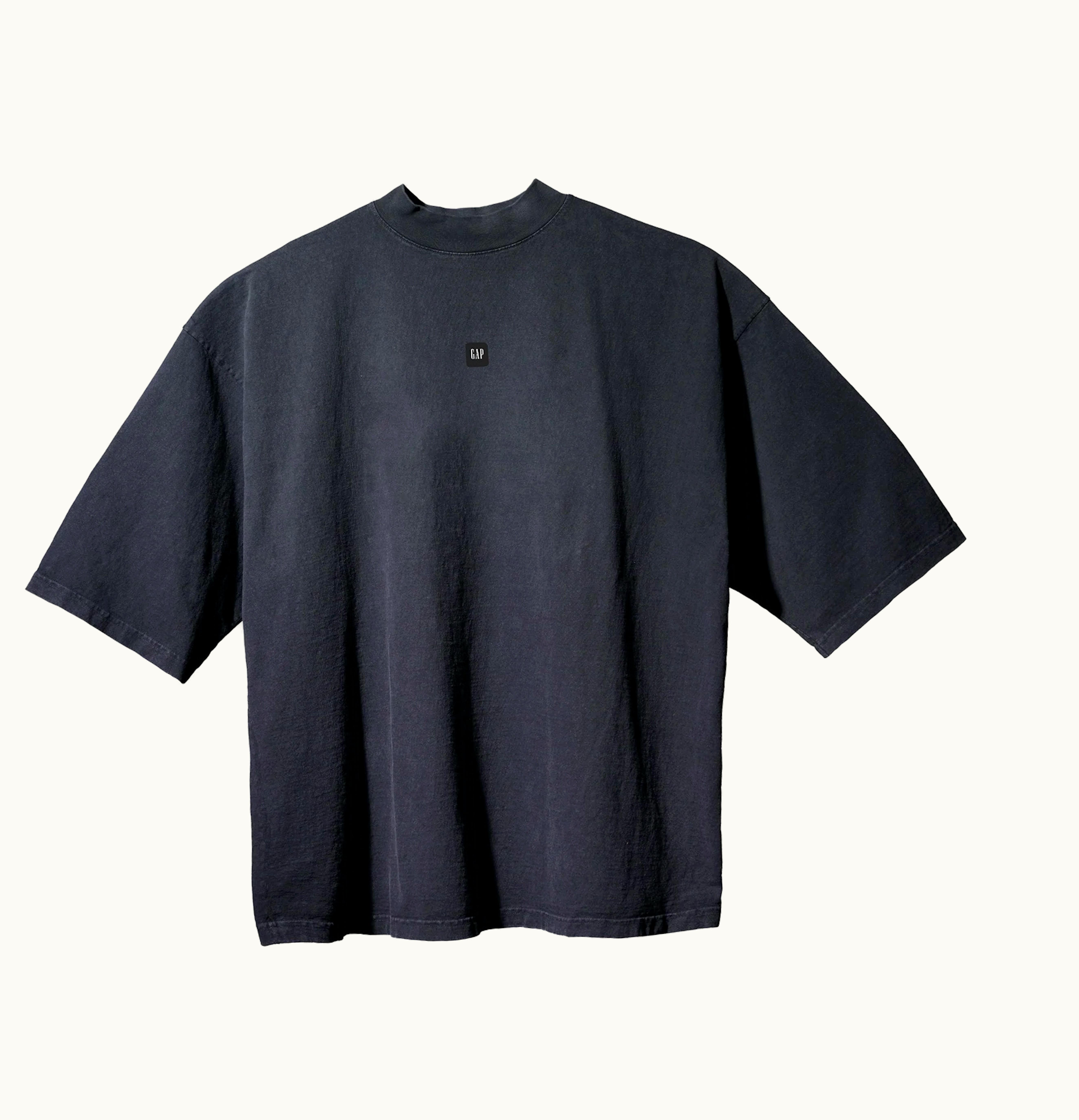 Yeezy Yeezy Gap Logo 3 4 Sleeve Tee Washed Black