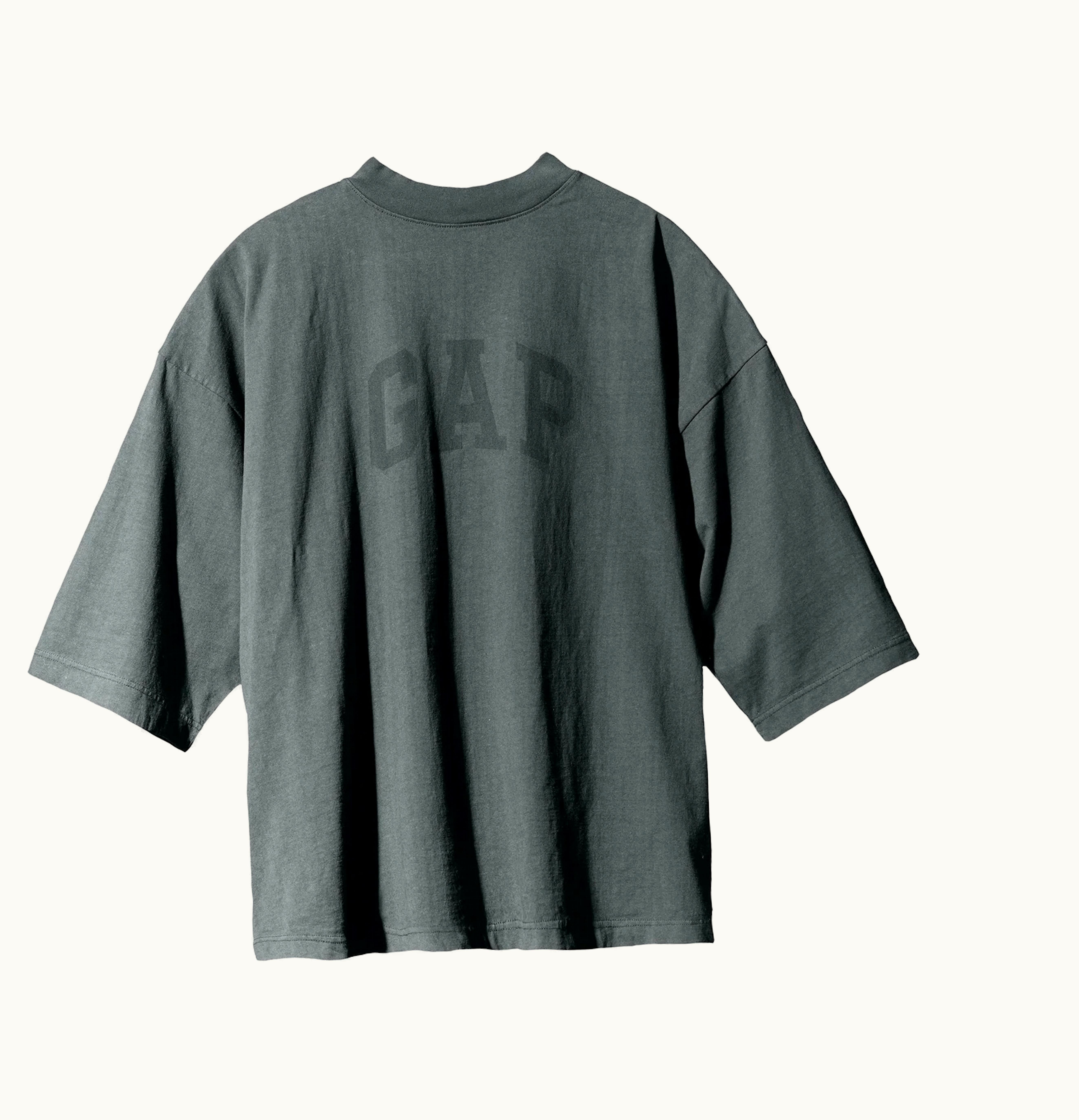 Yeezy Yeezy Gap Dove 3 4 Sleeve Tee Dark Green