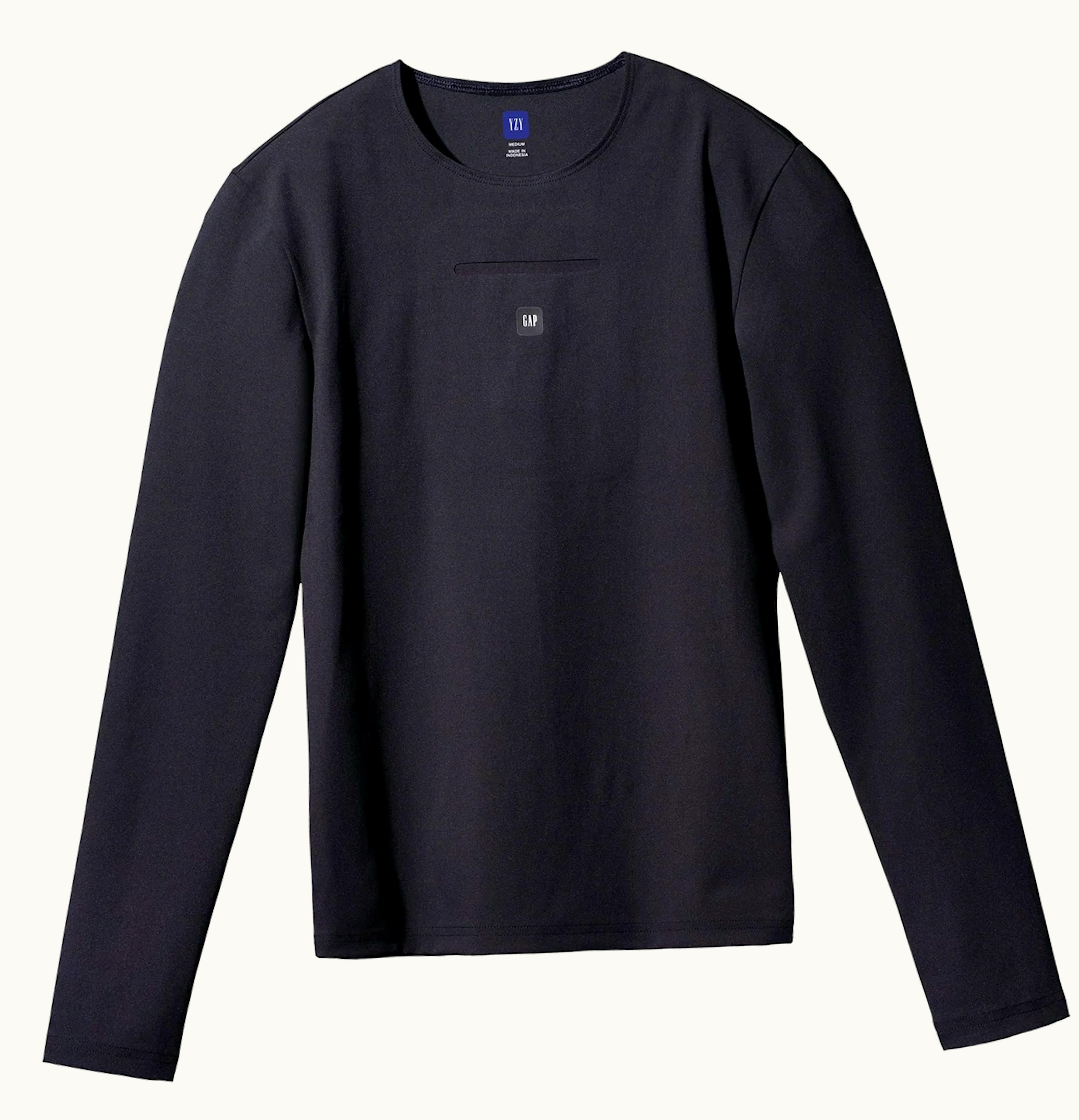 Yeezy Yeezy Gap Mens Long Sleeve Second Skin Black