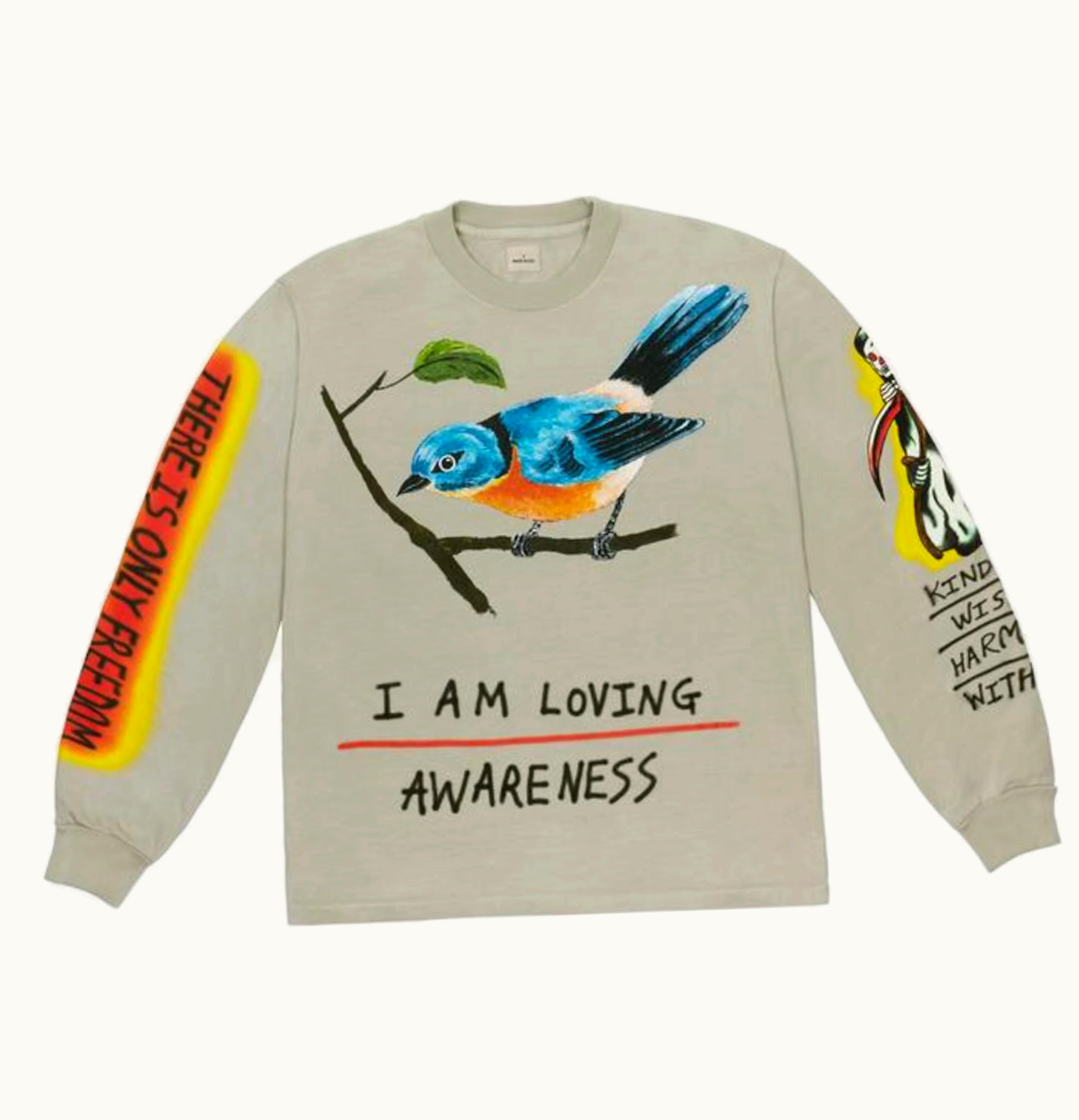 Yeezy Yeezy Wes Lang Bird L S Tee Vapor