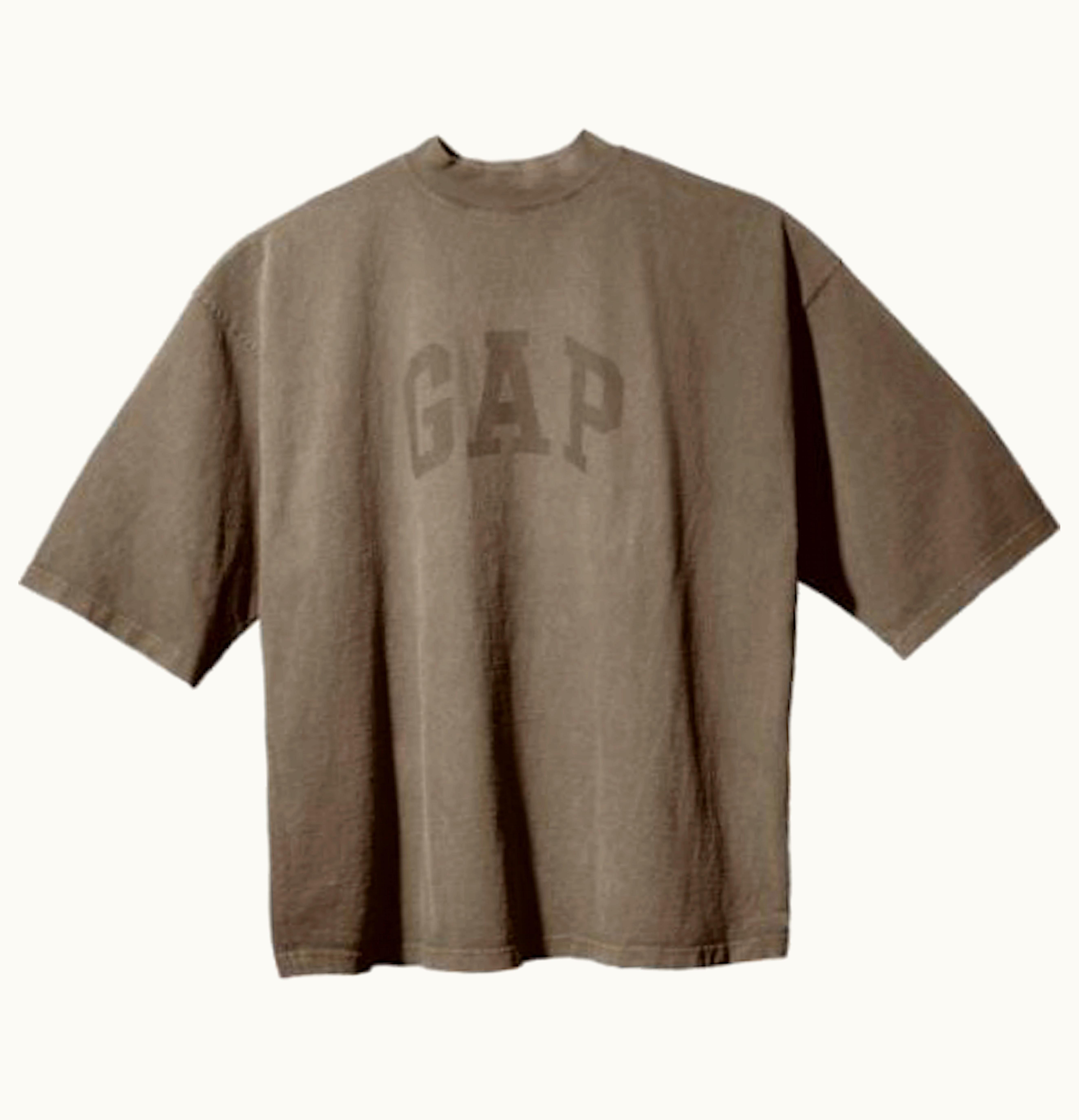 Yeezy Yeezy Gap Engineered by Balenciaga Dove 3 4 Sleeve T shirt Beige