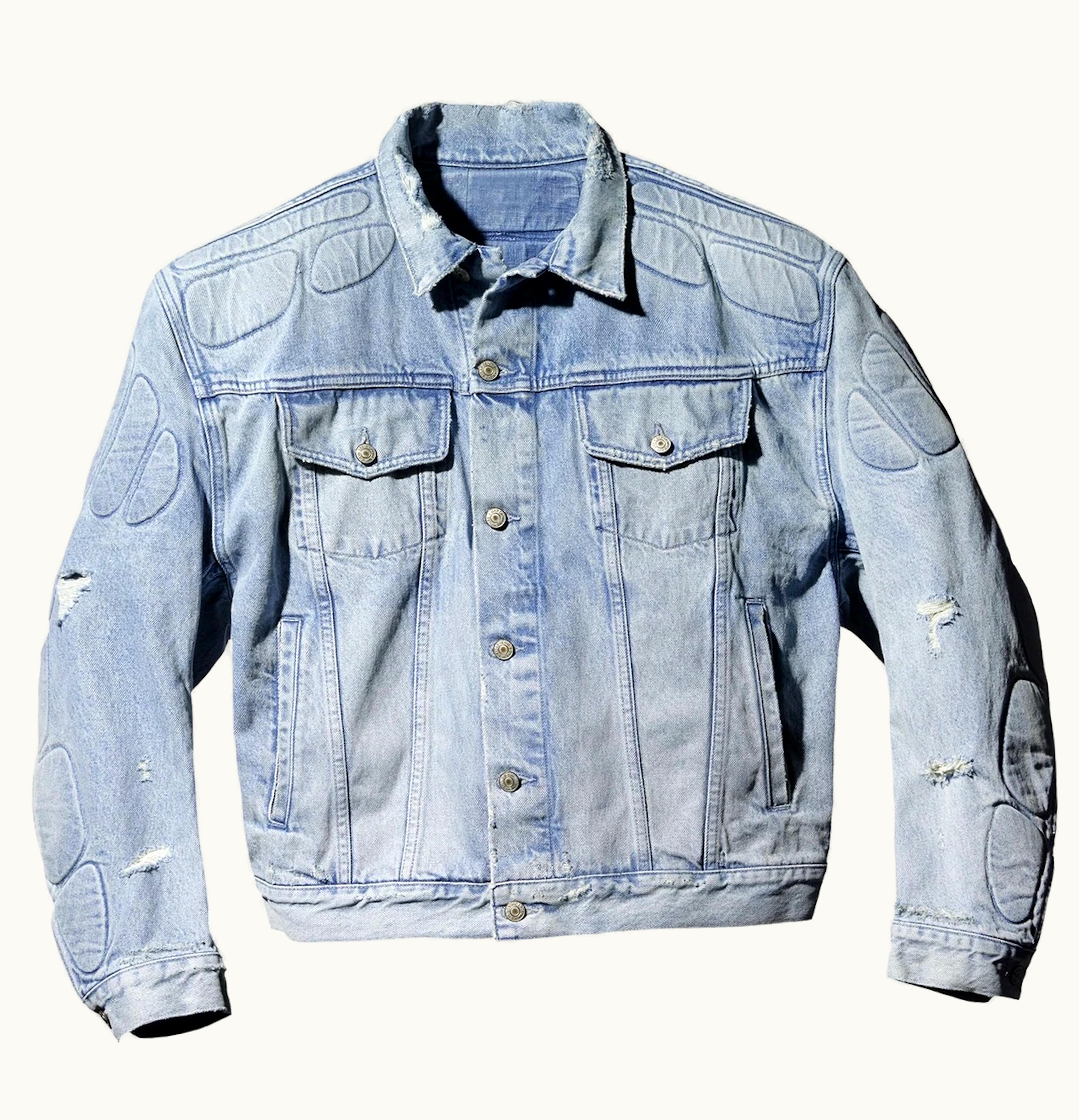 Yeezy Yeezy Gap Padded Denim Jacket Blue