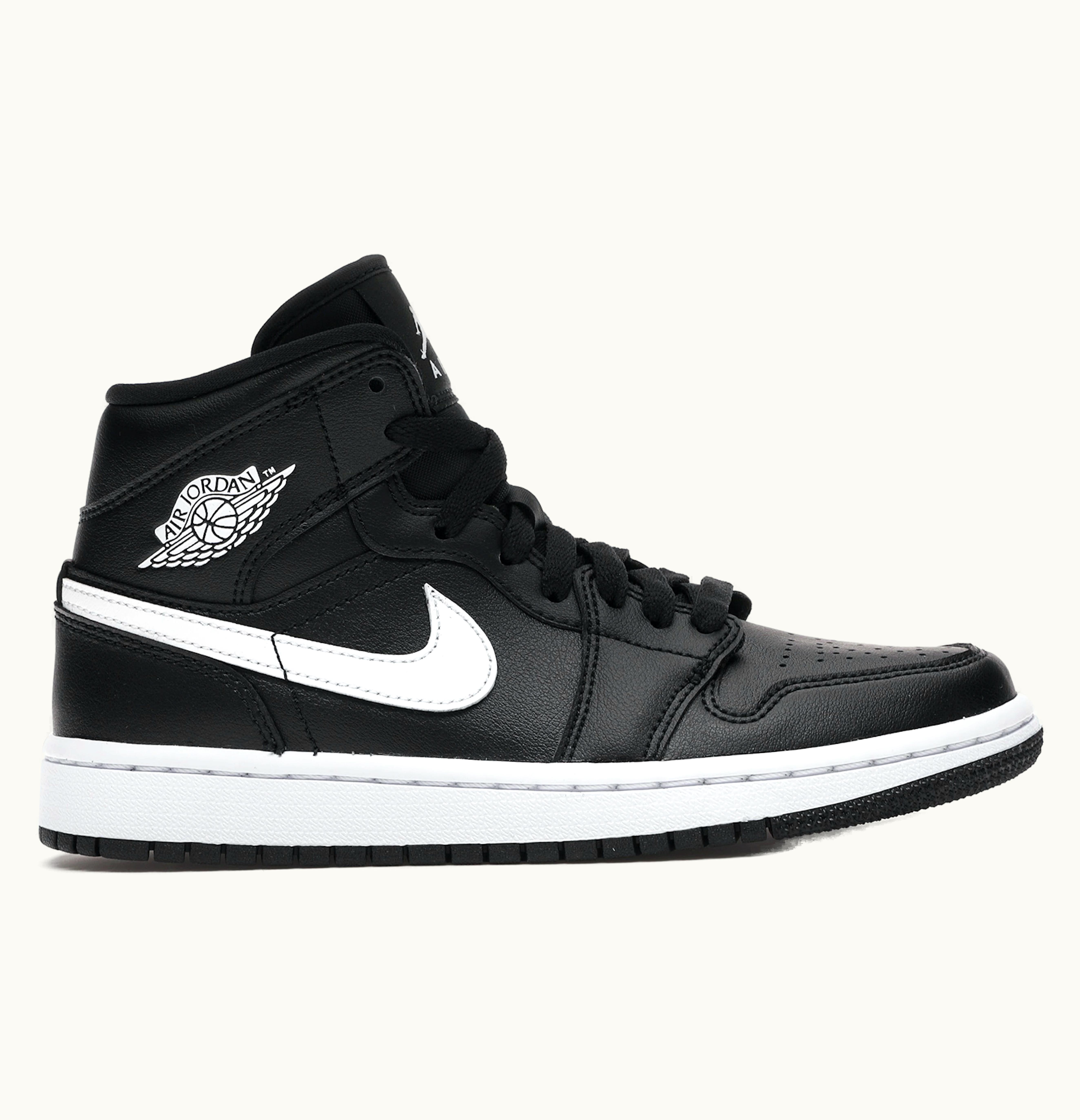 Jordan Air Jordan 1 Mid Black White W