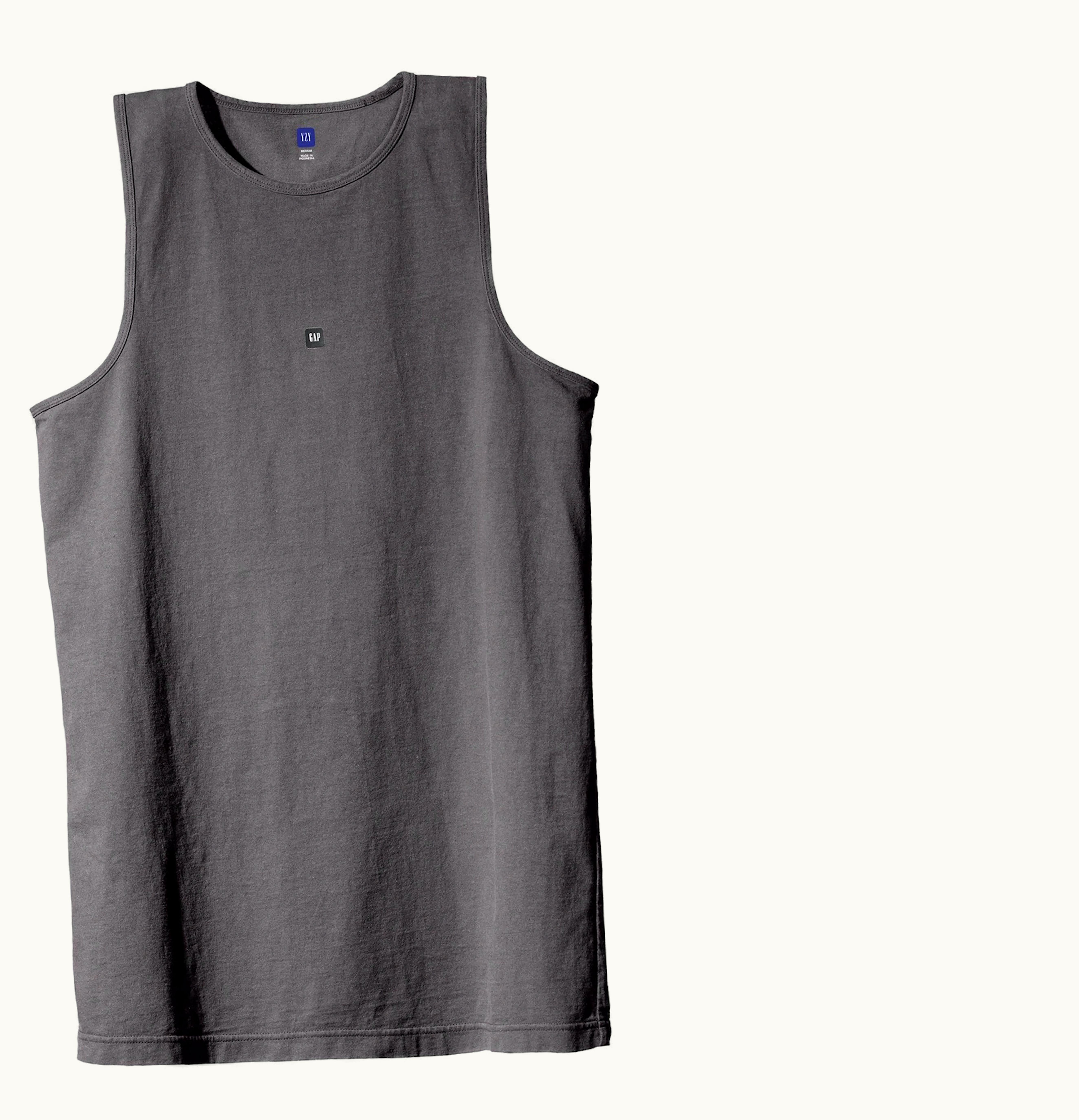 Yeezy Yeezy Gap Loose Tank Top Dark Grey