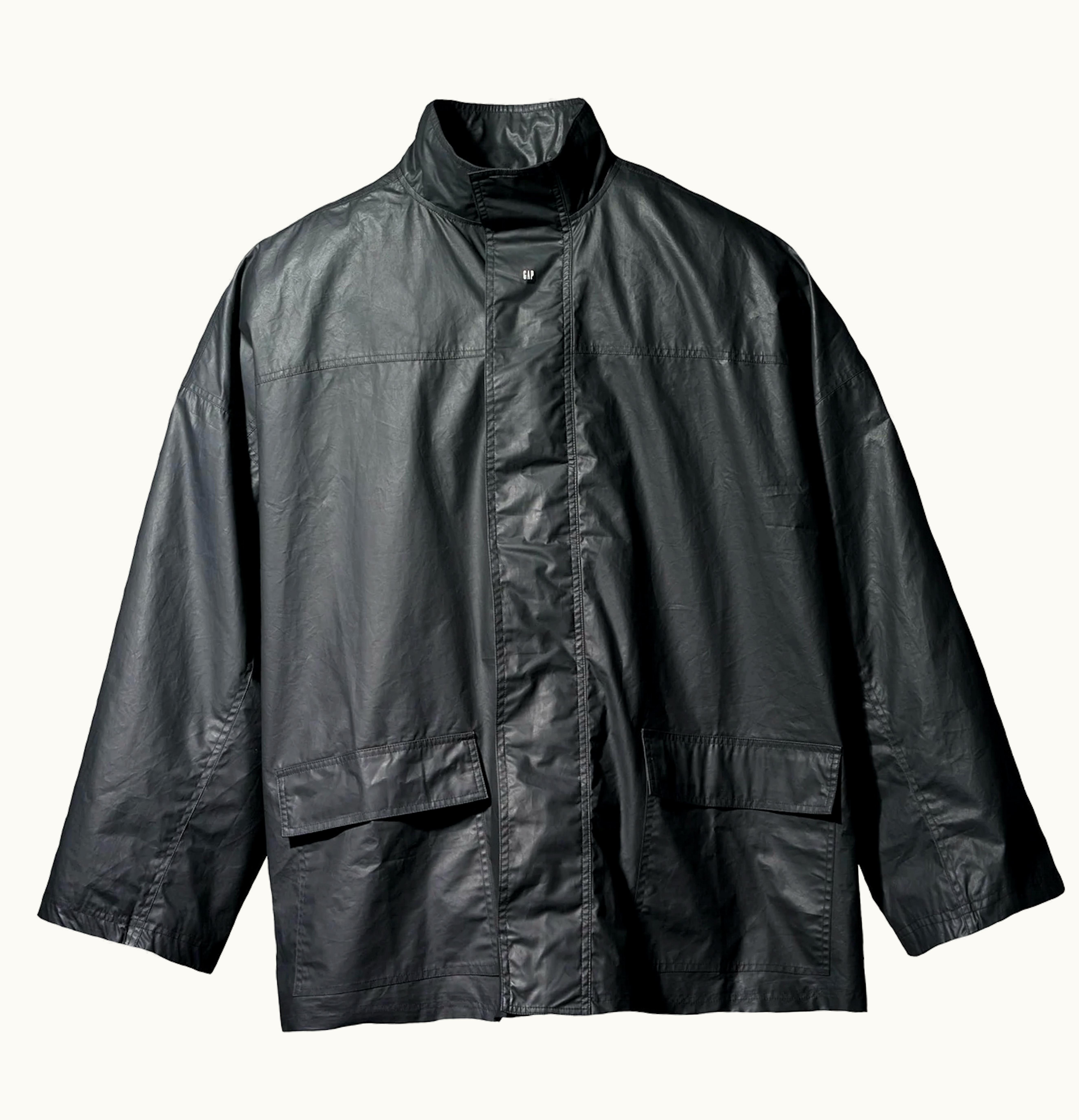 Yeezy Yeezy Gap Coated Cotton Light Parka Black