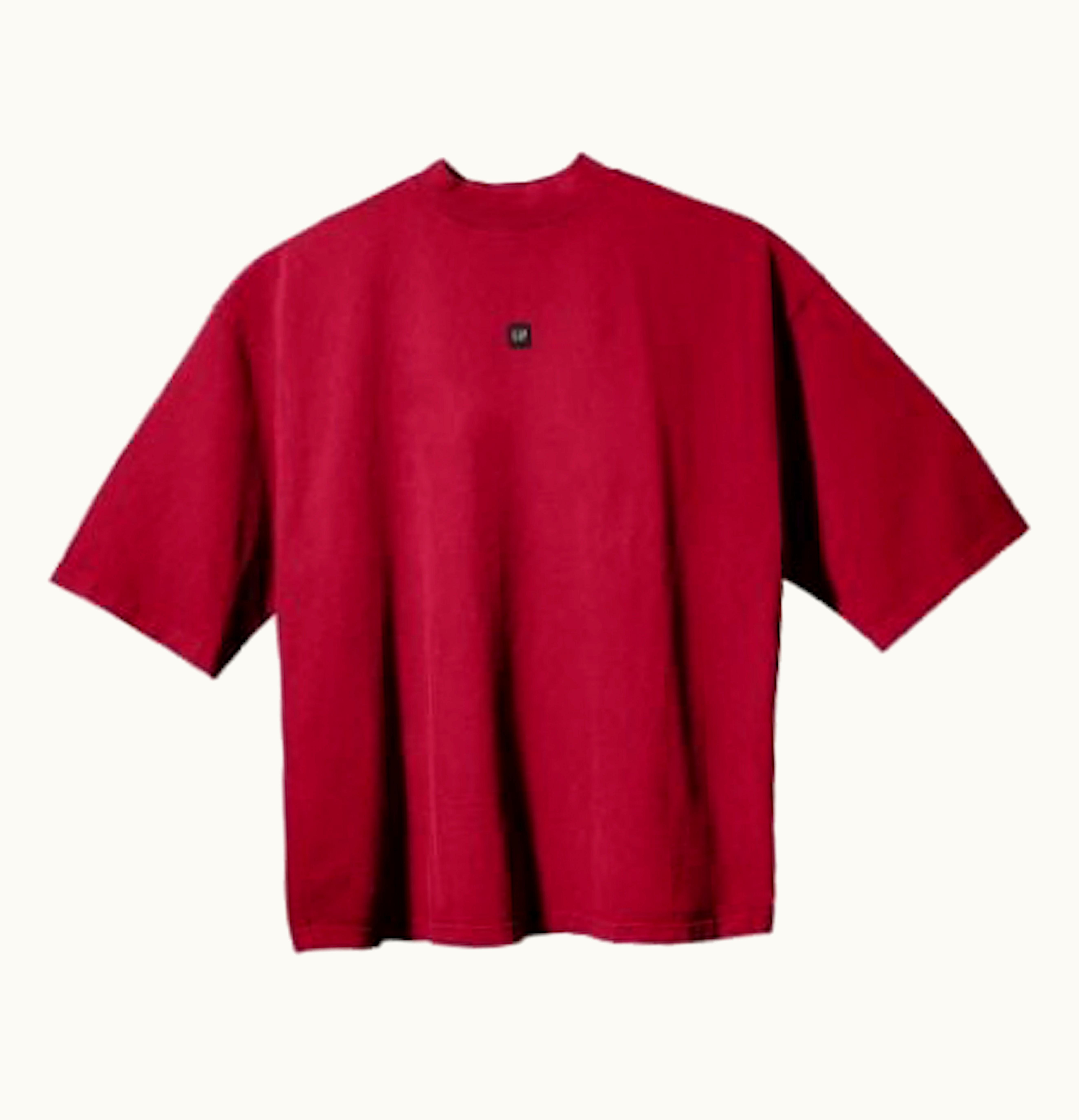 Yeezy Yeezy Gap Engineered by Balenciaga Logo 3 4 Sleeve T shirt Red