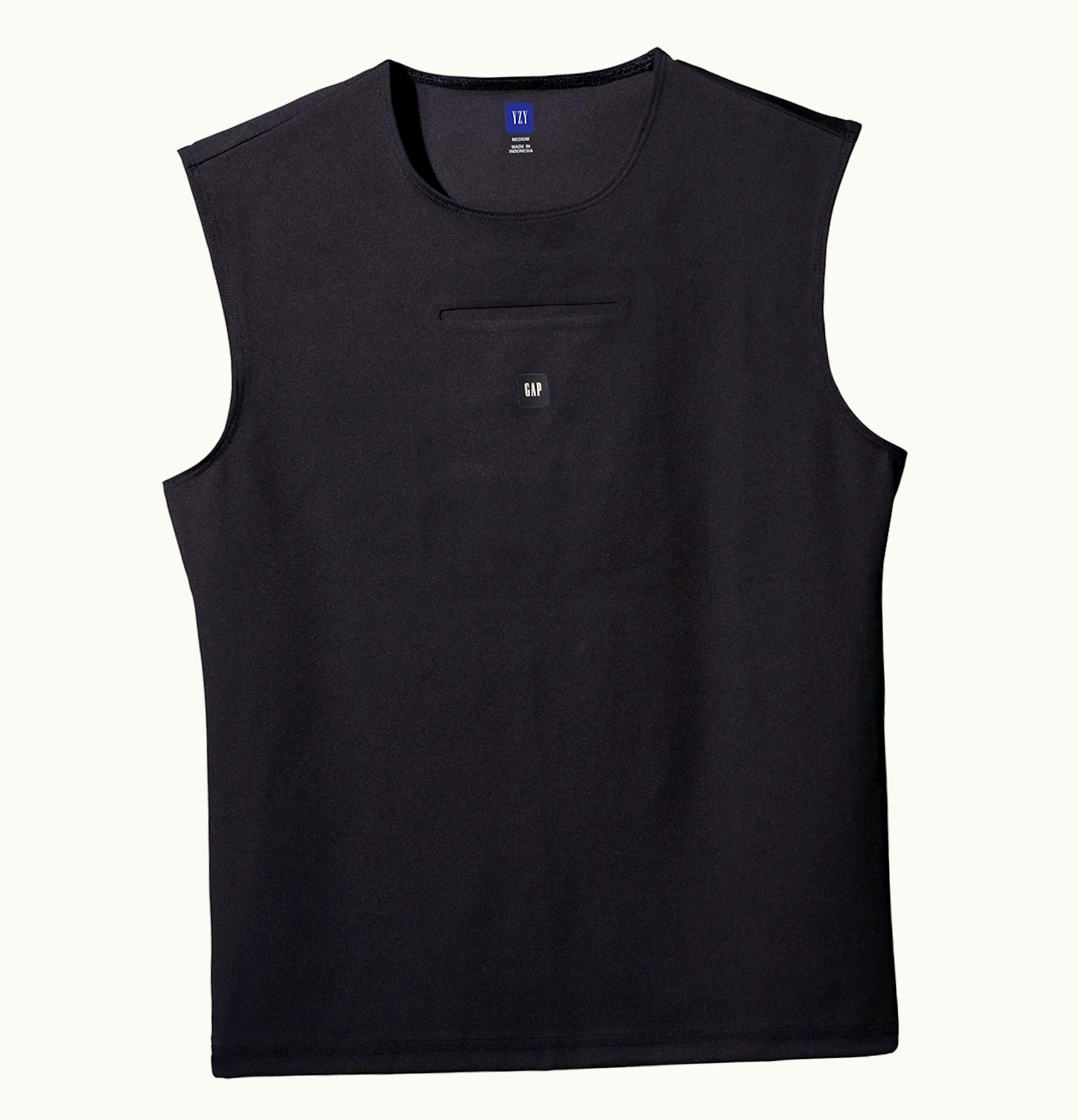 Yeezy Yeezy Gap Mens Sleeveless Second Skin Black