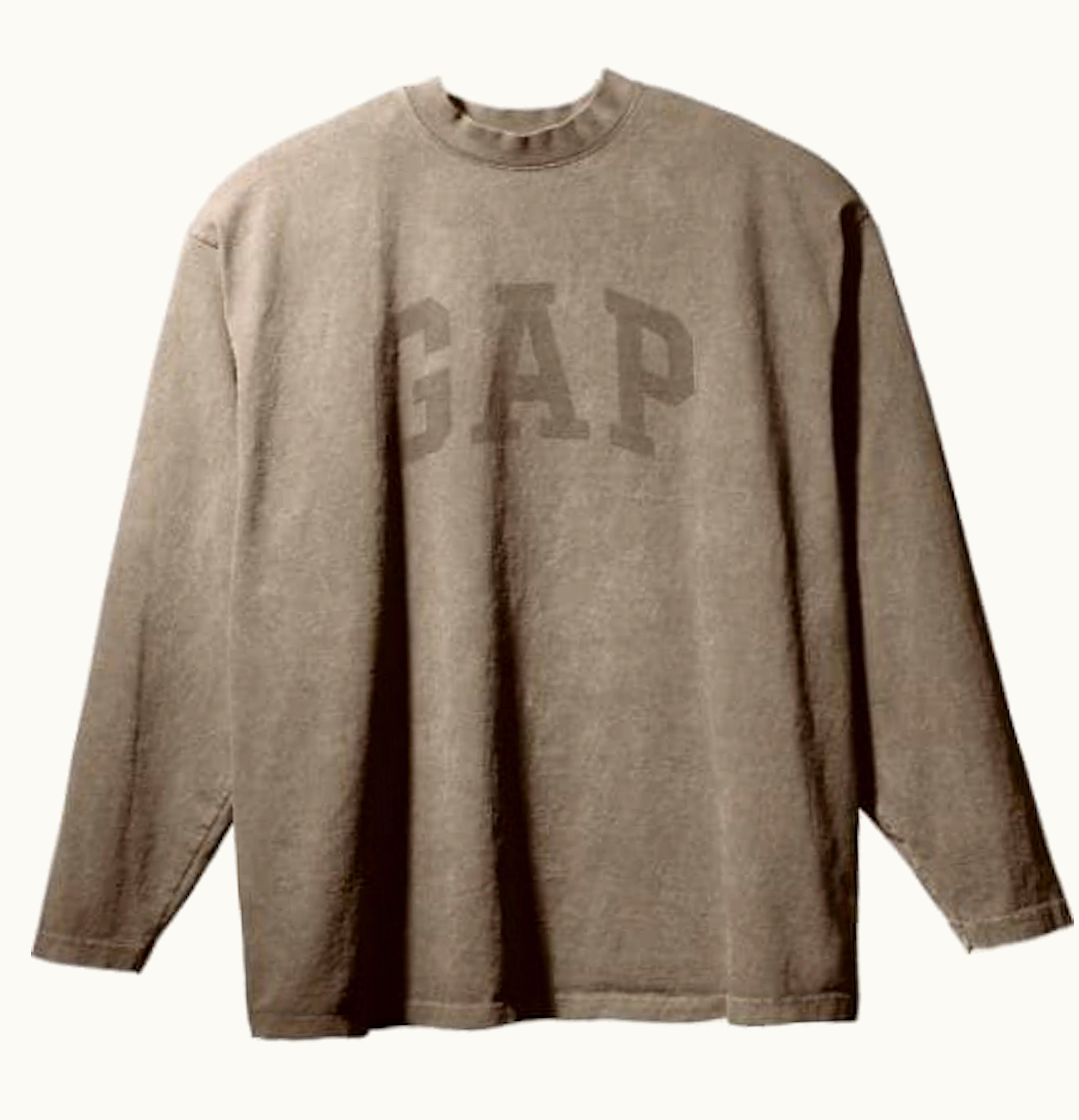 Yeezy Yeezy Gap Engineered by Balenciaga Dove L S T shirt Beige