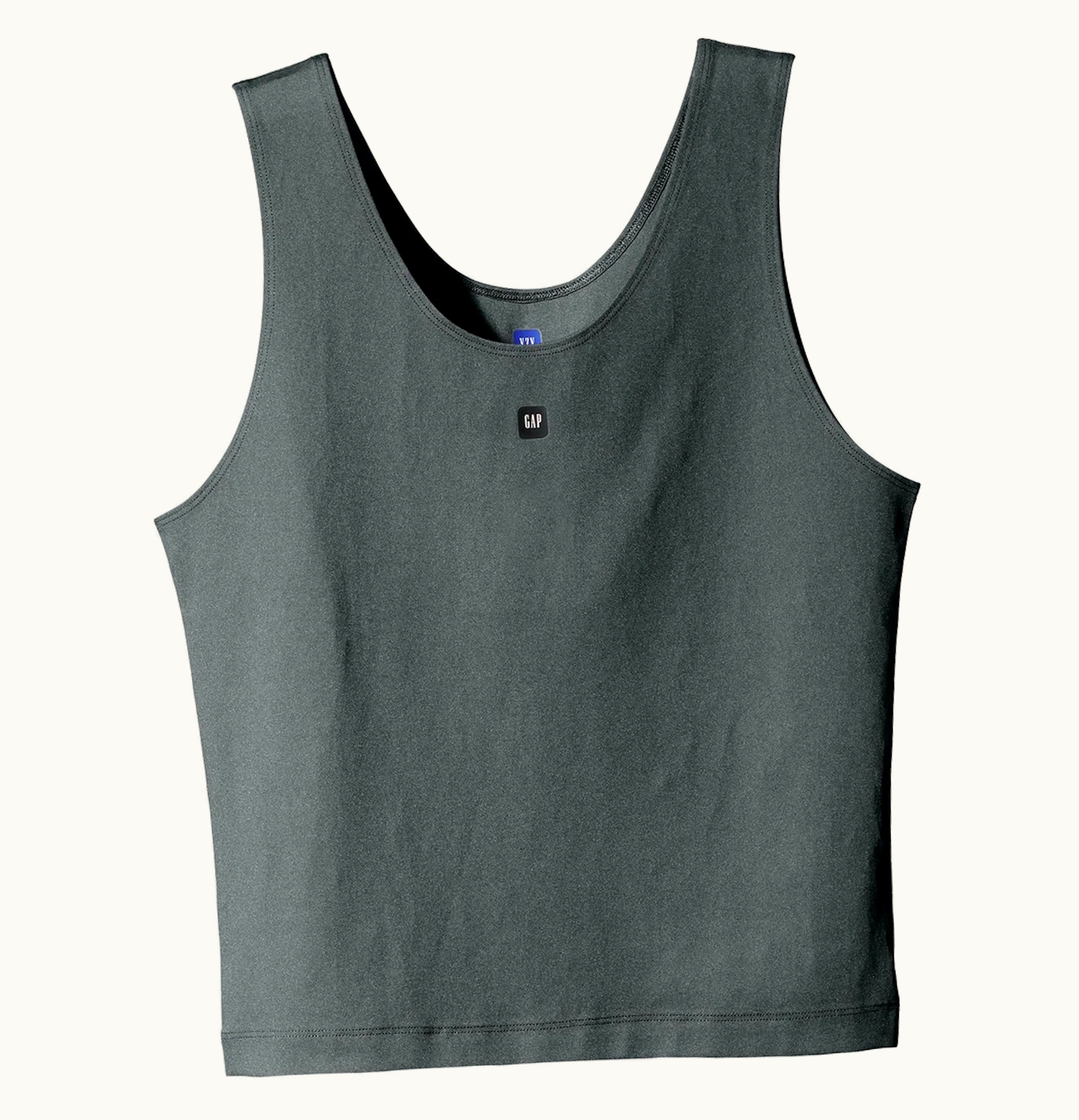 Yeezy Yeezy Gap Womens Tank Top Second Skin Dark Green