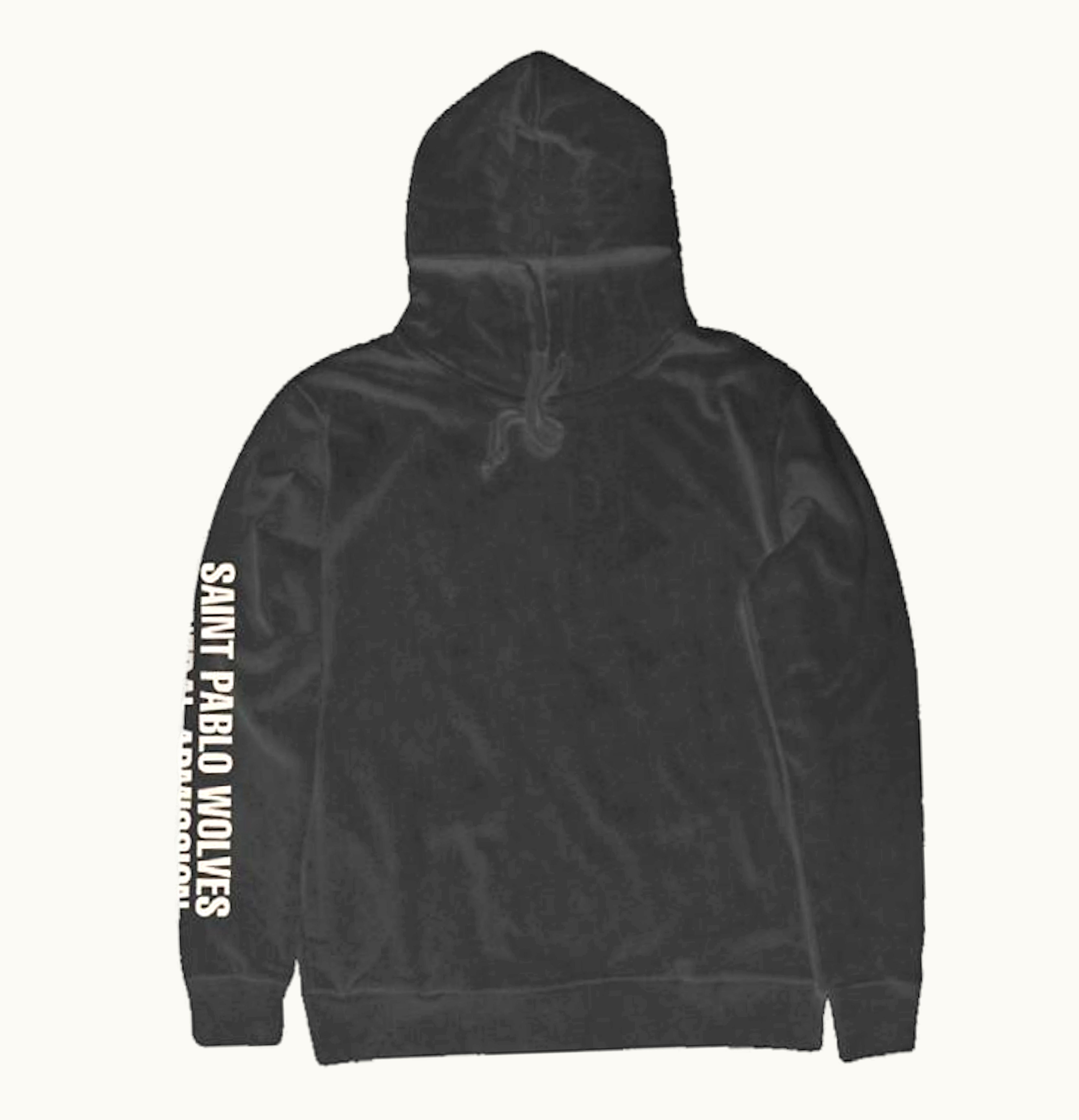 Kanye West Kanye West Saint Pablo Wolves Hoodie Black
