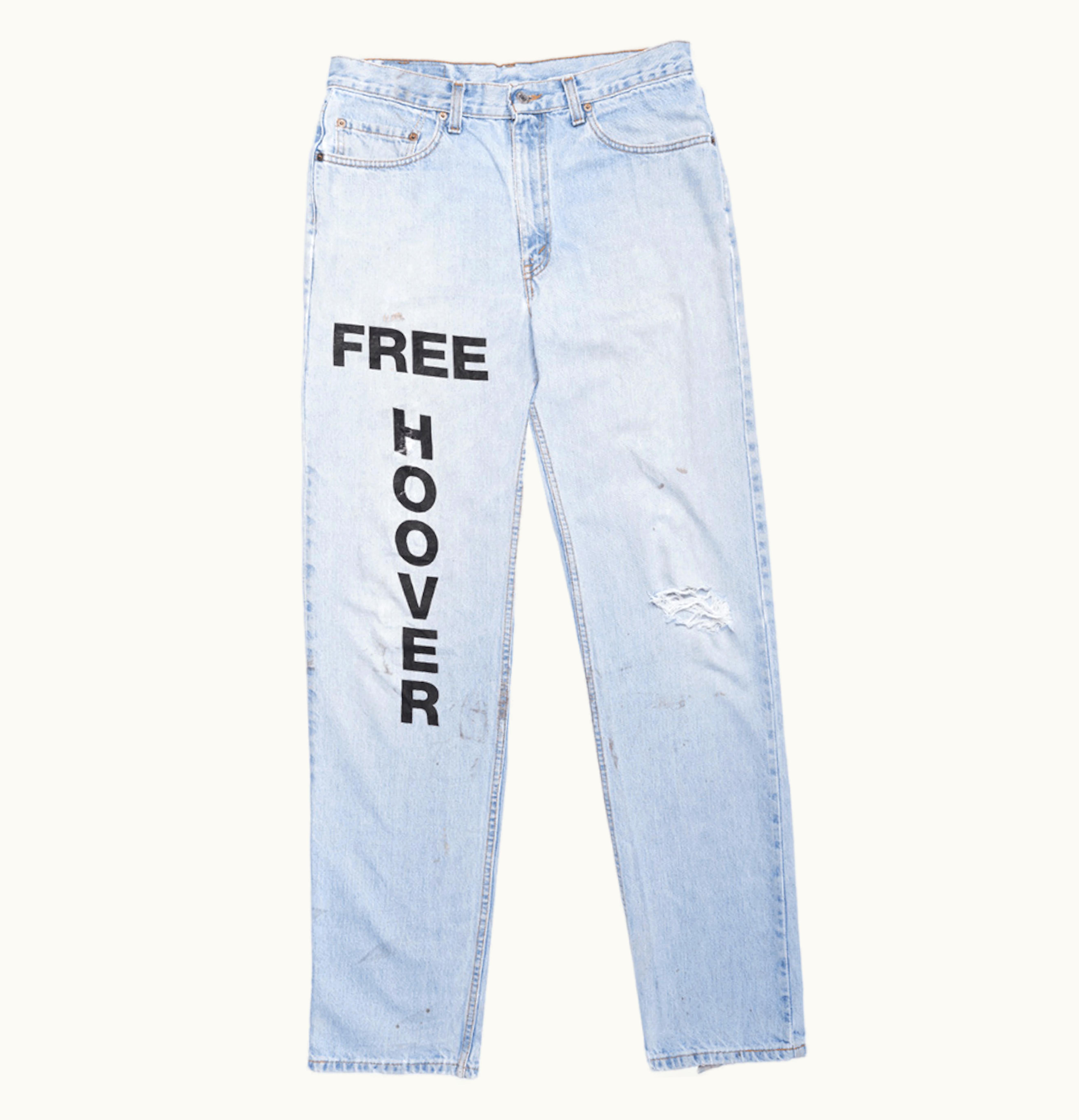Kanye West Kanye West Drake Free Hoover Vintage Repurposed Denim Multiple Color Variations