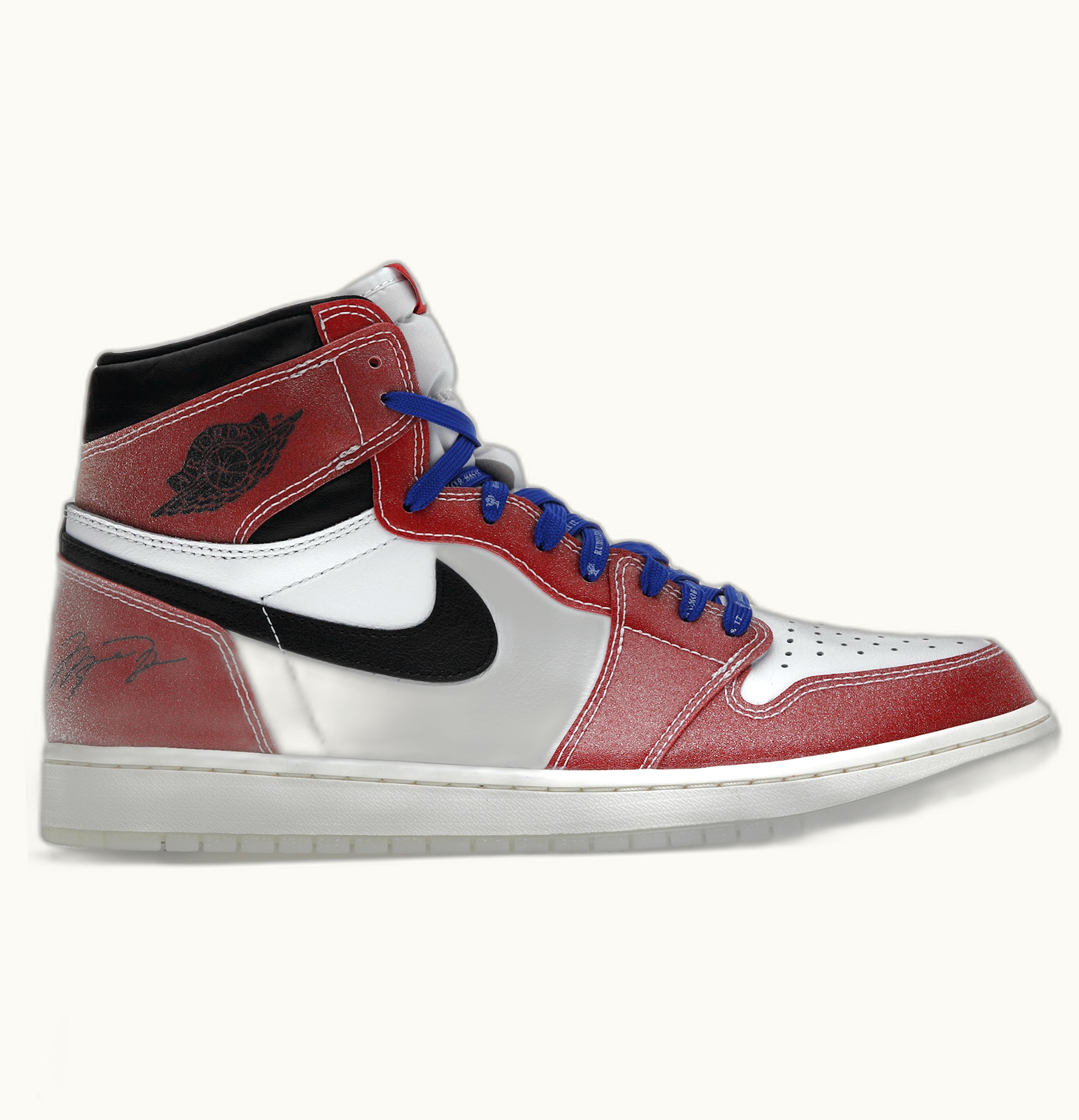 Jordan Air Jordan 1 Retro High Trophy Room Chicago Friends and Family W Blue Laces