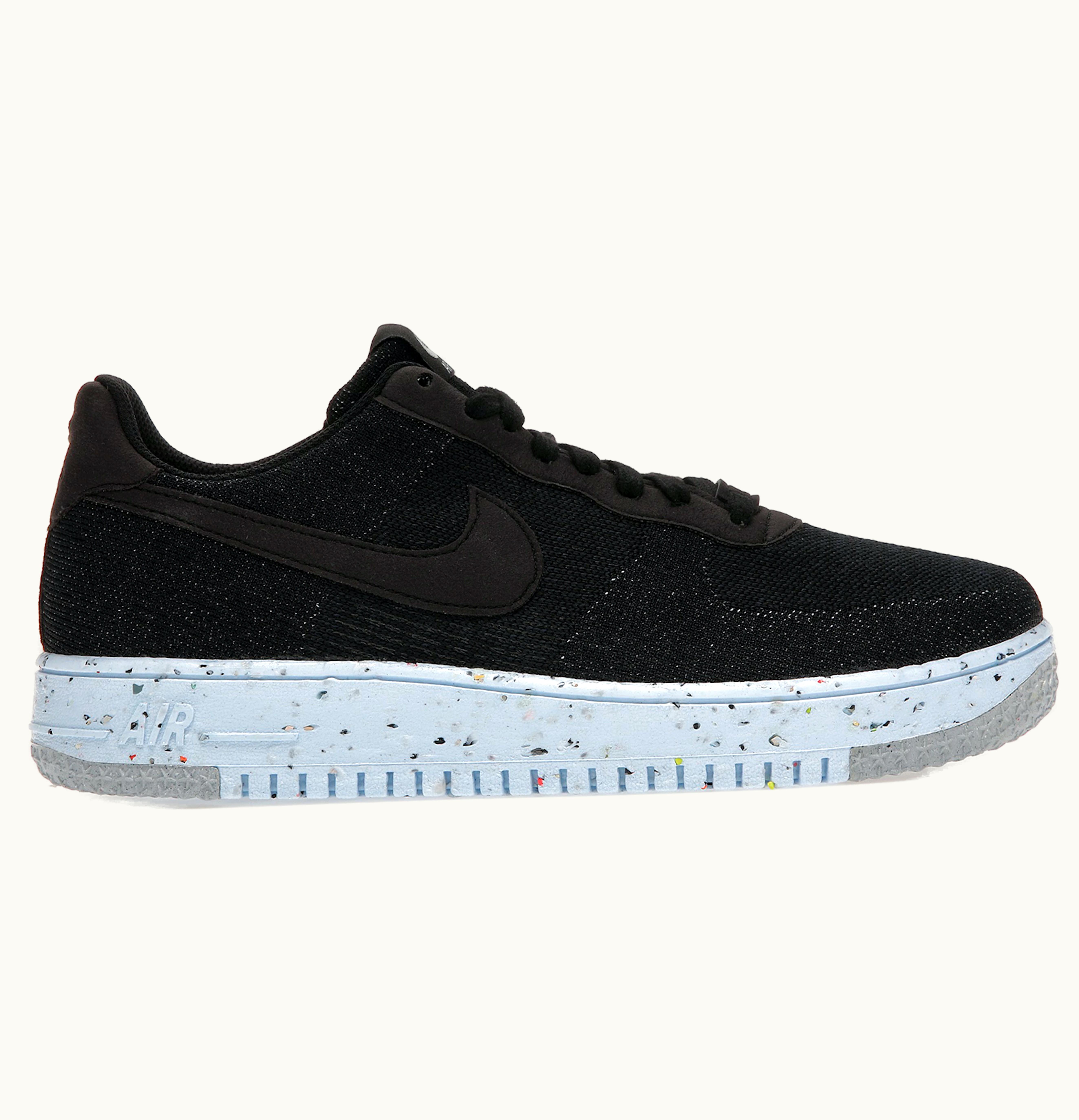 Nike Nike Air Force 1 Low Crater Flyknit Black Chambray Blue W