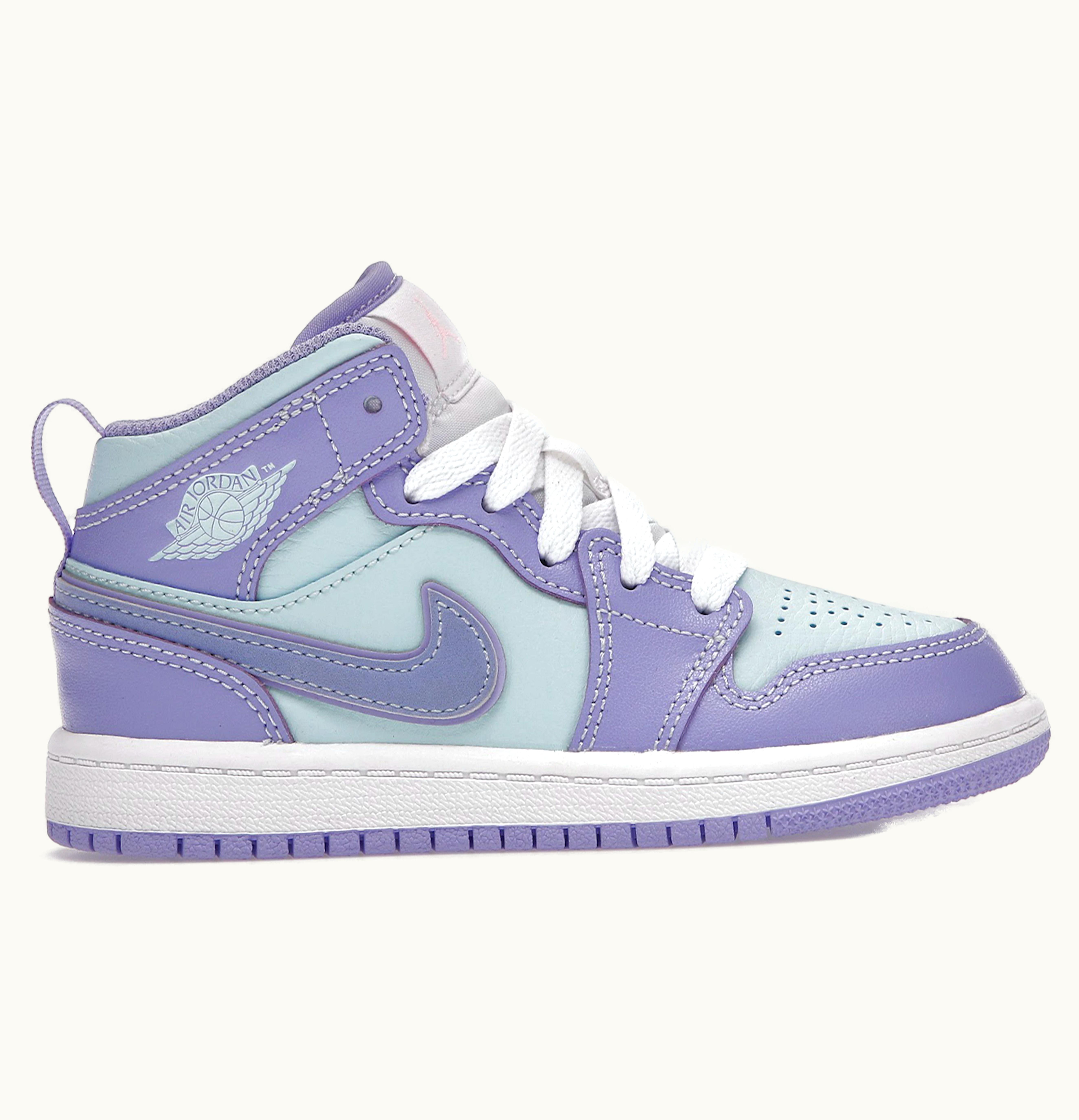 Jordan Air Jordan 1 Mid Purple Aqua PS
