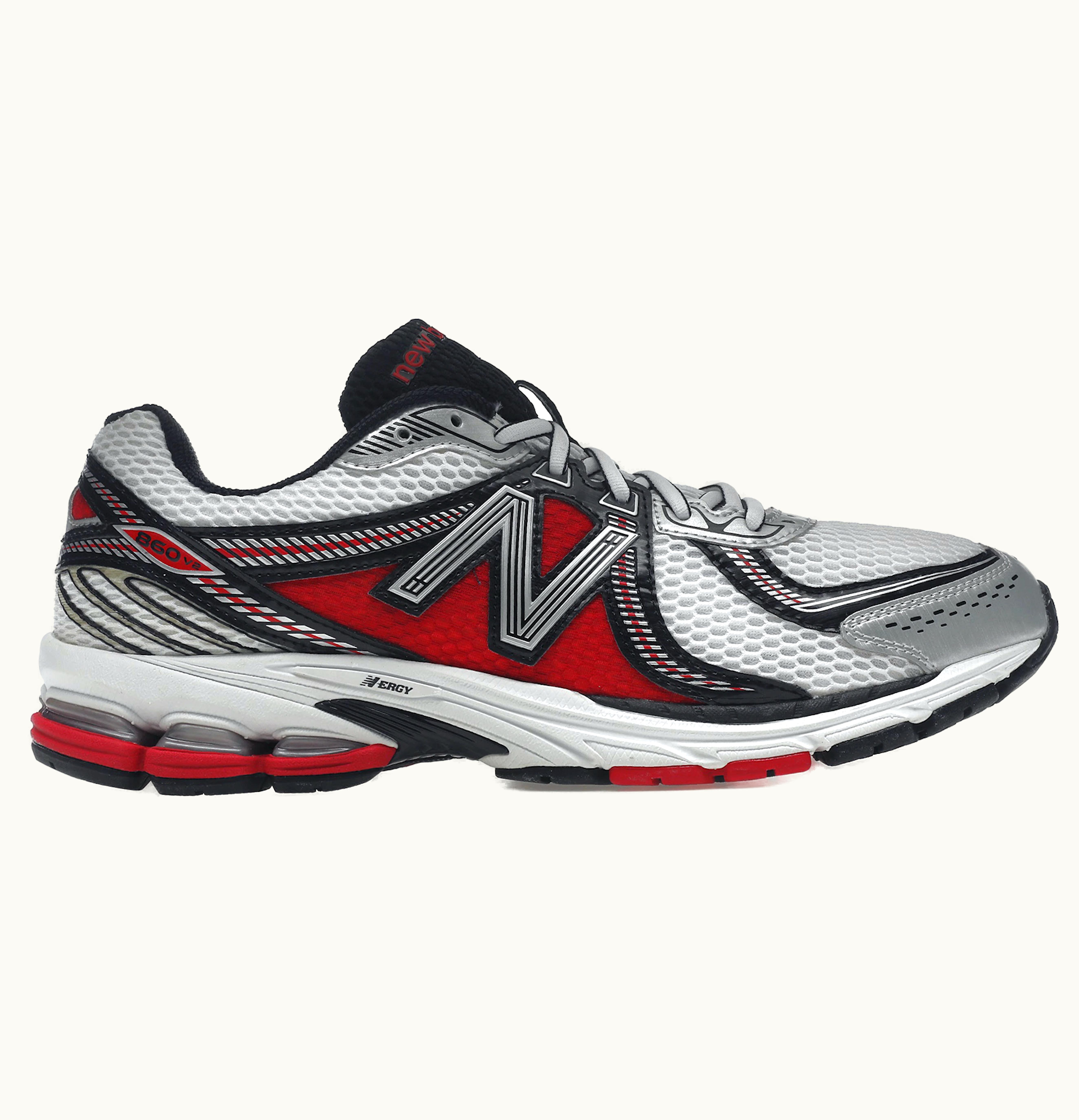 New Balance New Balance 860 V2 White Silver Red