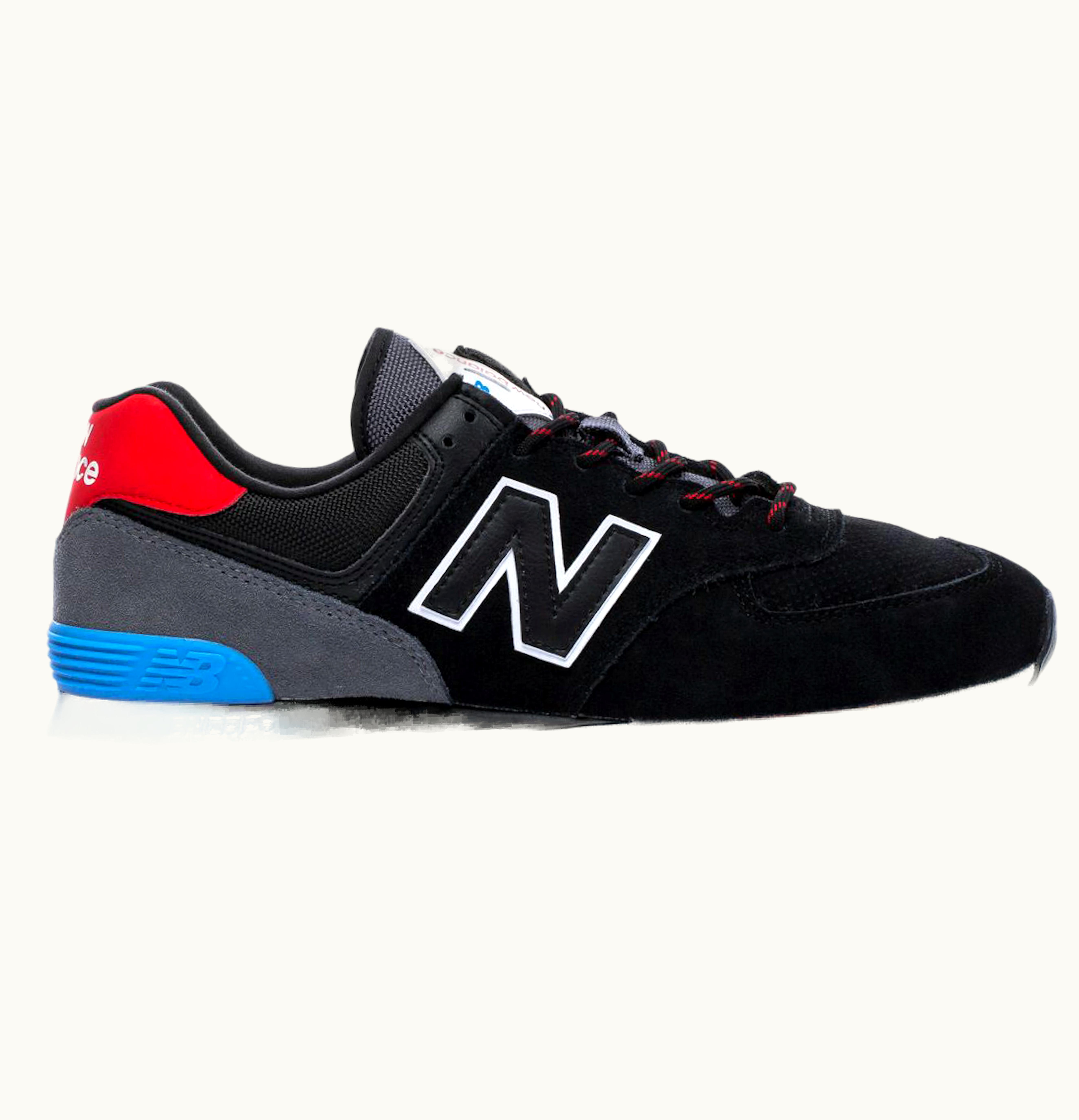 New Balance New Balance 574 Black Velocity Red