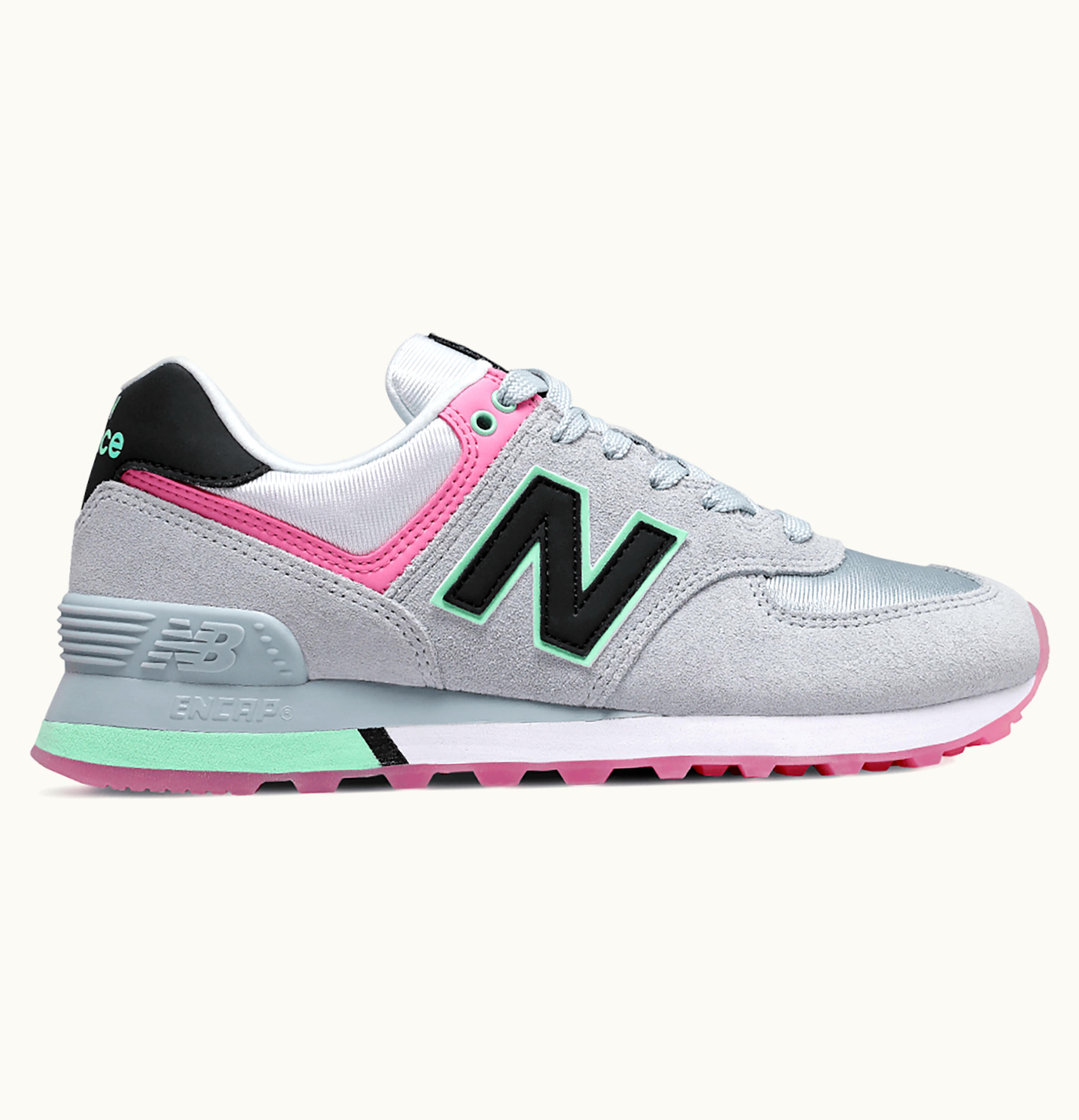 New Balance New Balance 574 Grey Pink Mint W