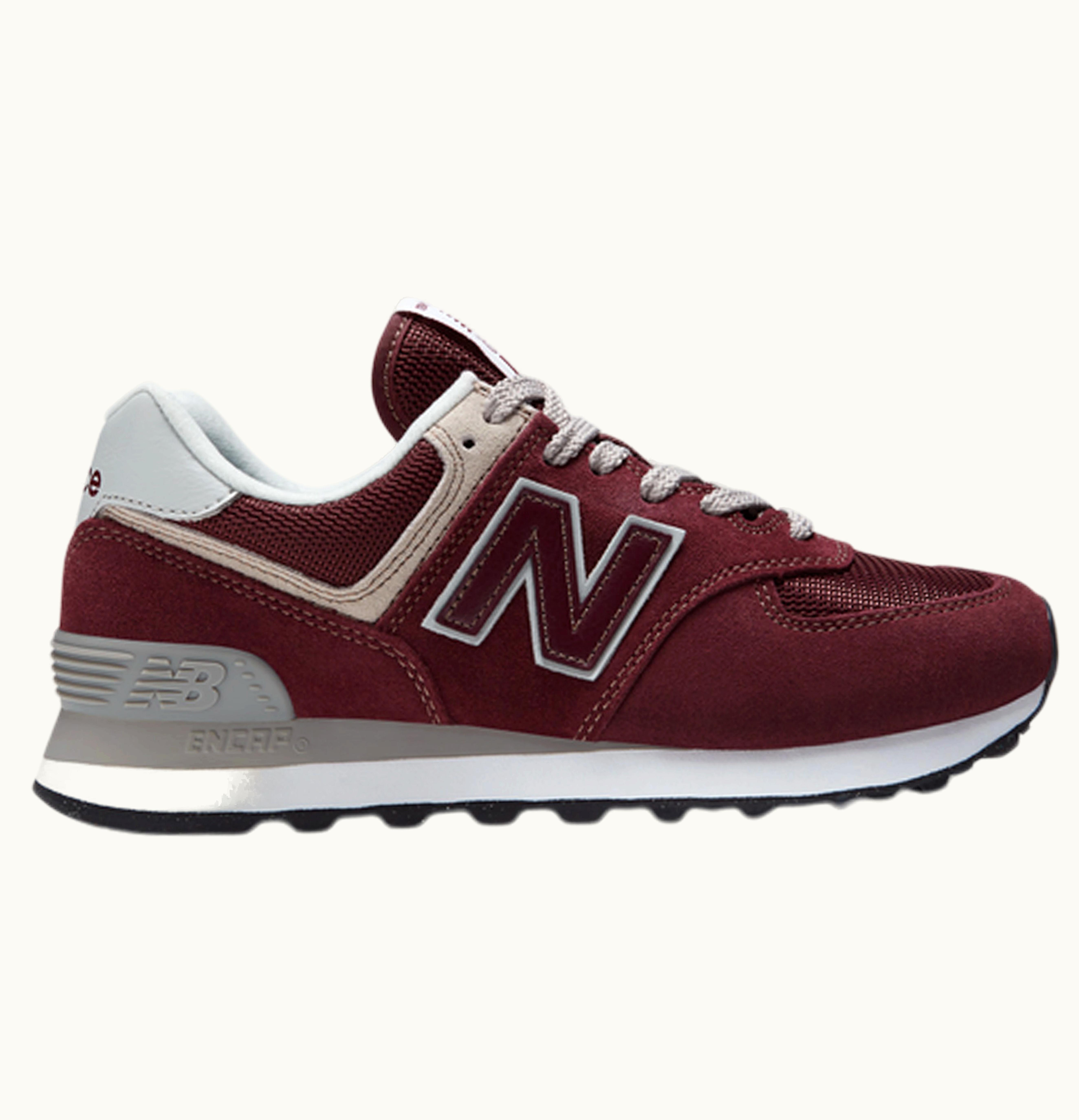 New Balance 574 Core Burgundy White W