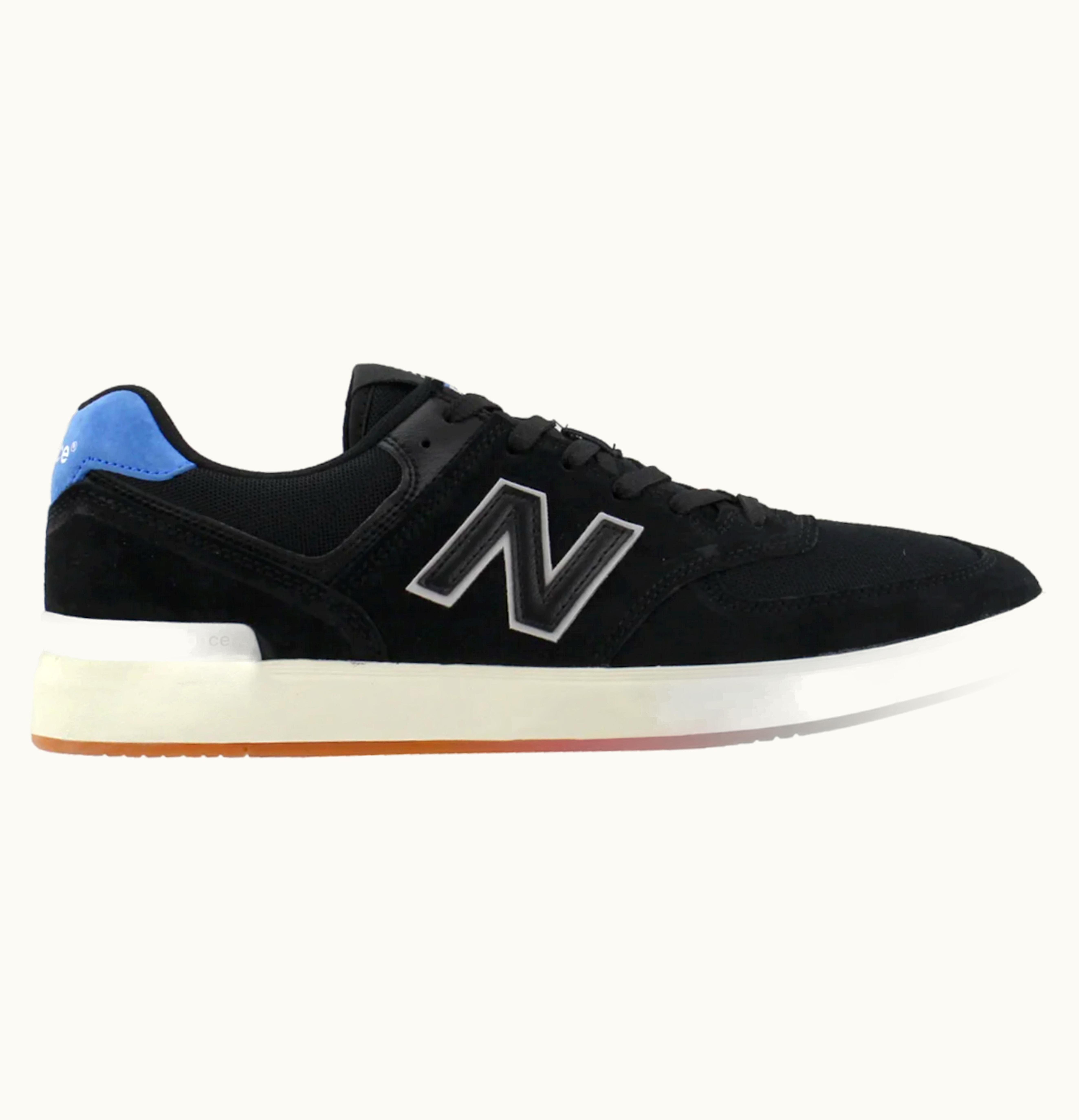New Balance All Coasts 574 Black Royal Blue Gum