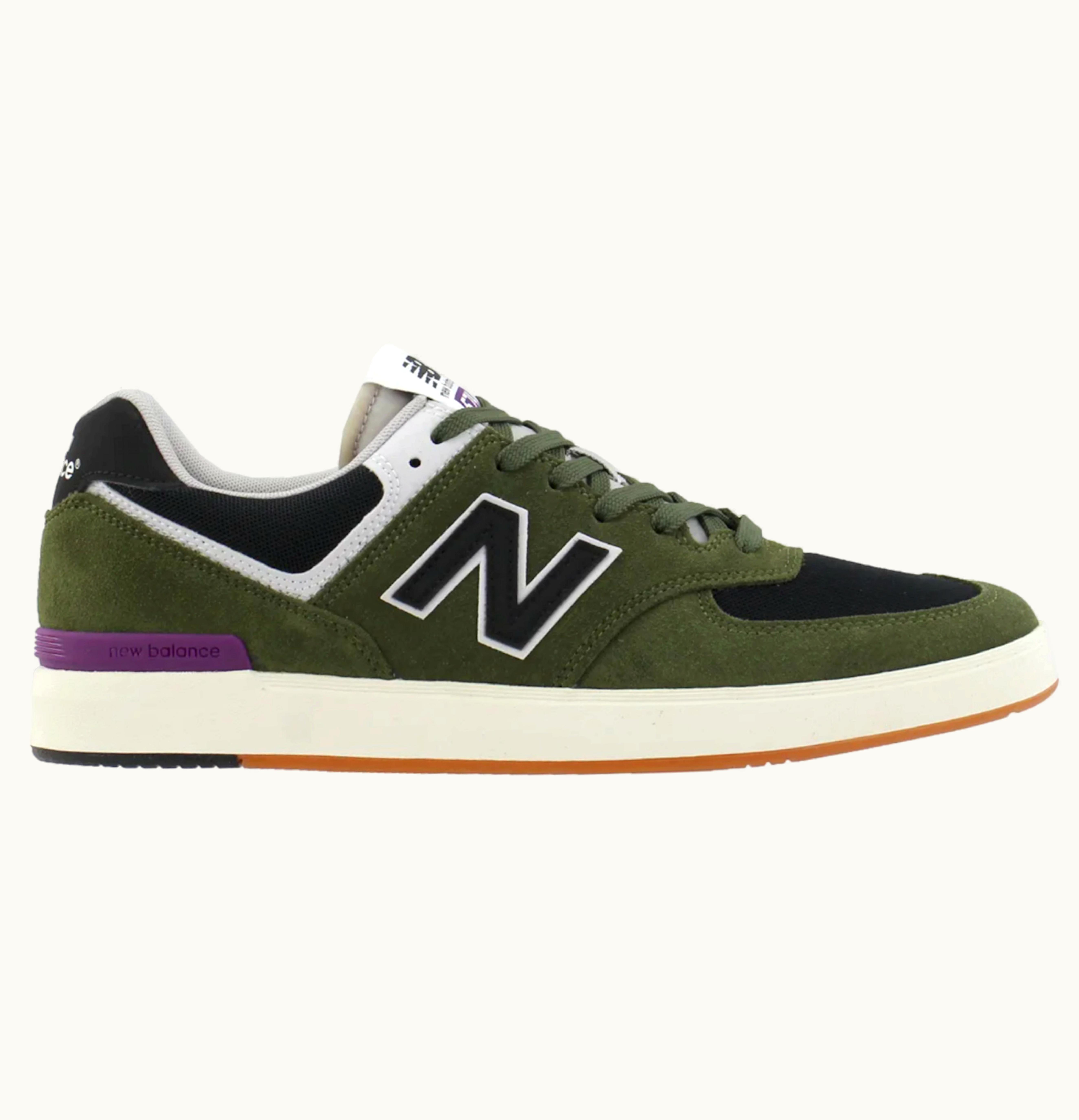 New Balance All Coasts 574 Olive Black Purple