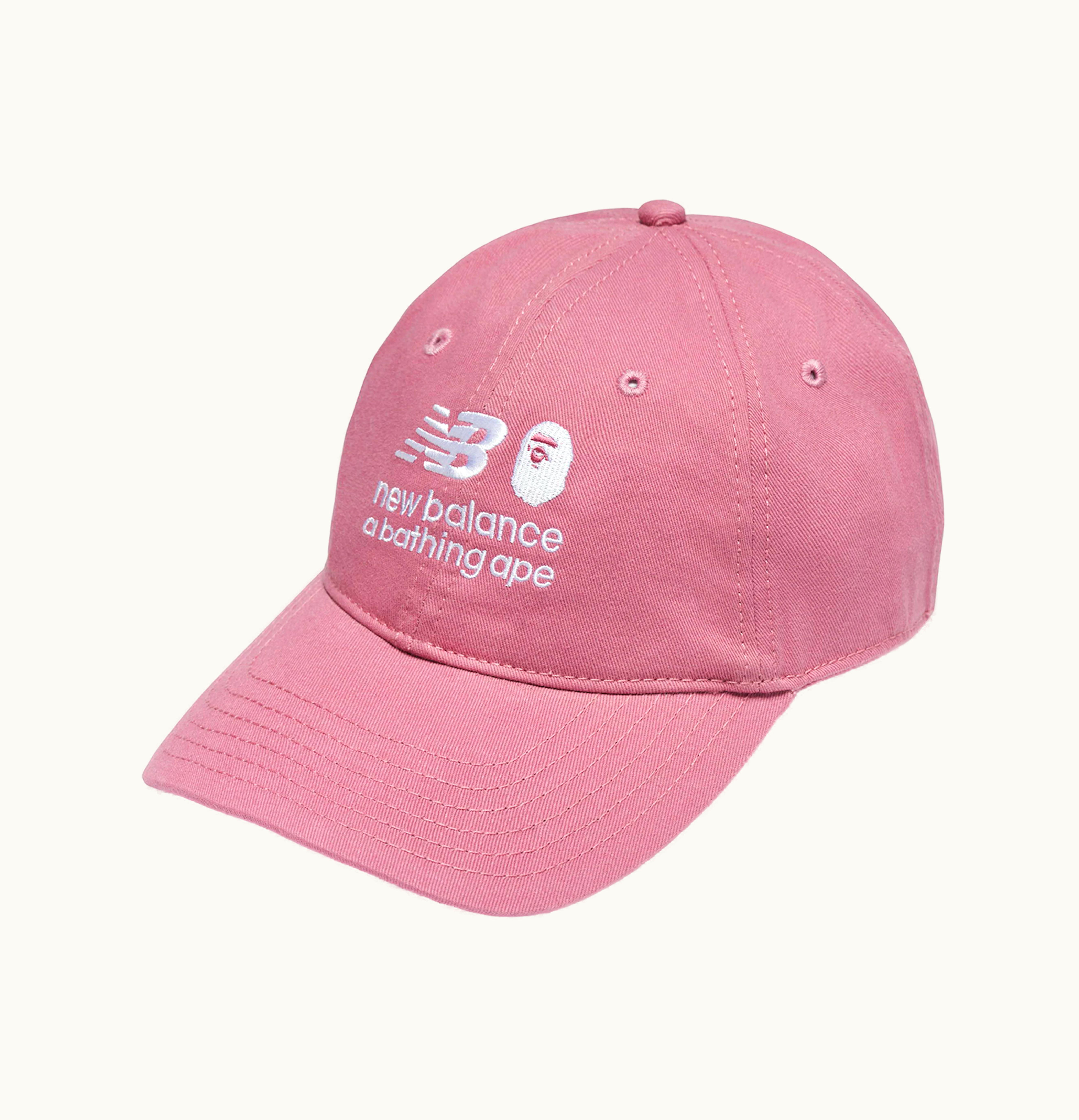 BAPE BAPE x New Balance Panel Cap Red