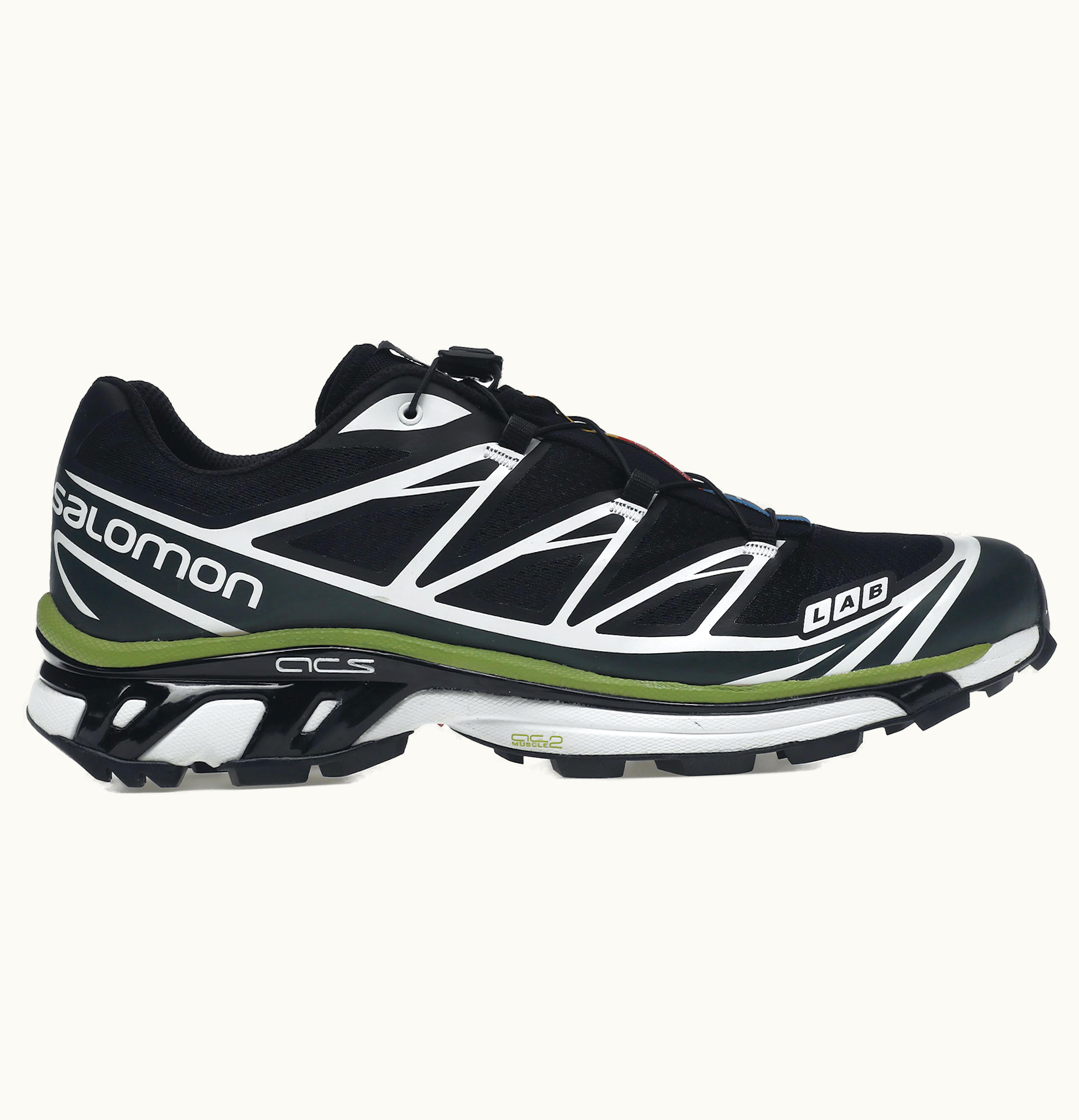 Salomon XT 6 Black Green Lime