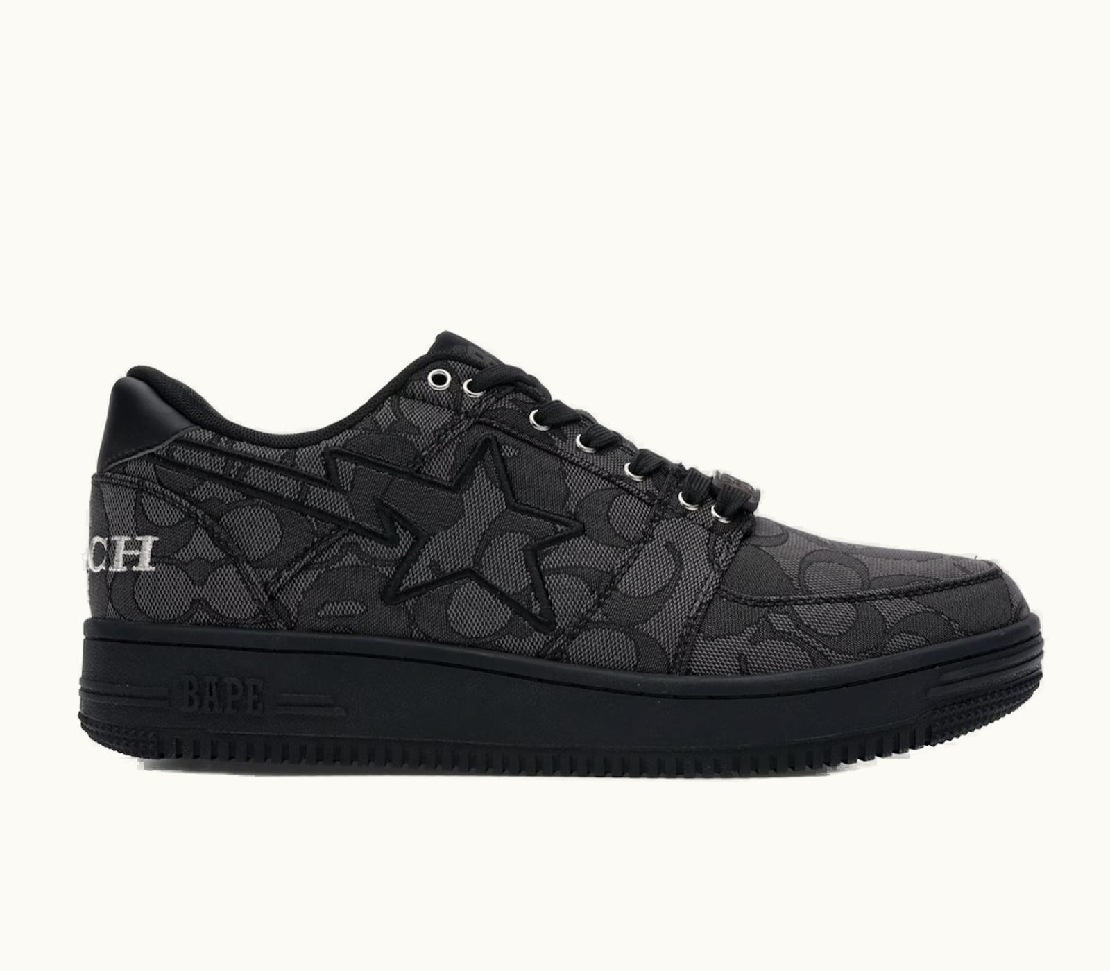 BAPE A Bathing Ape BAPEsta Coach Black