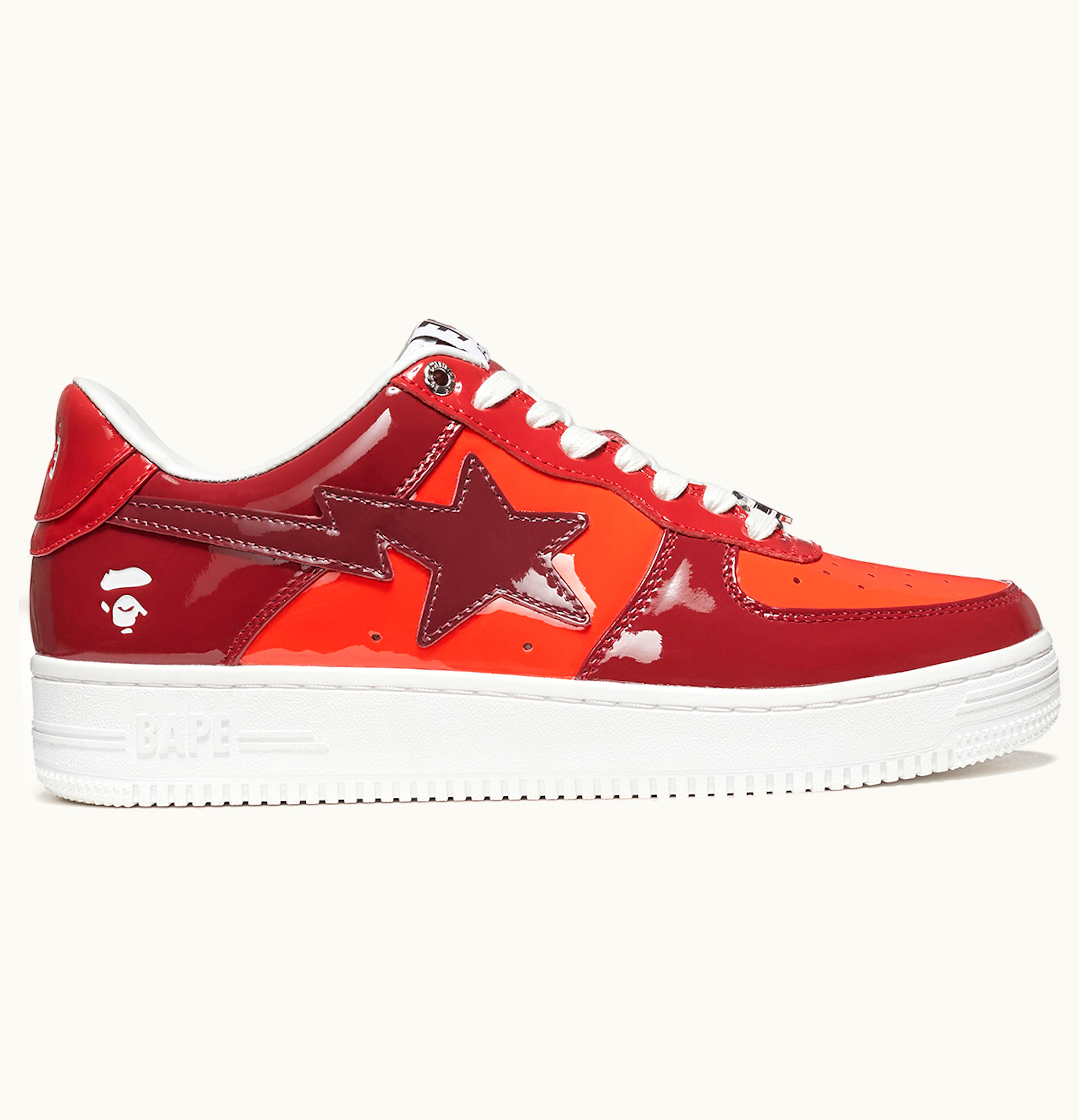 BAPE A Bathing Ape Bape Sta Low Color Camo Combo Red
