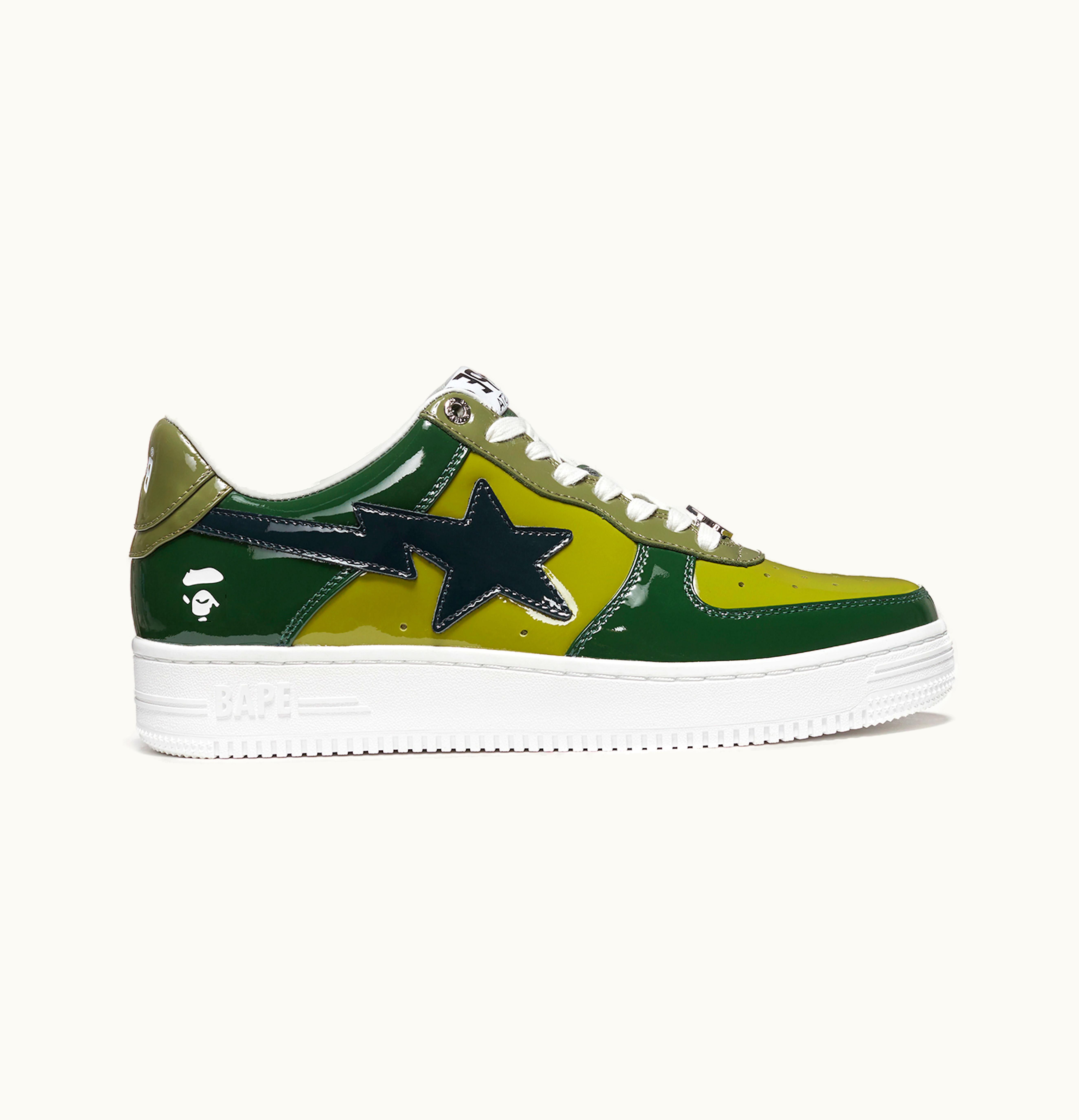 BAPE A Bathing Ape Bape Sta Low Color Camo Combo Green