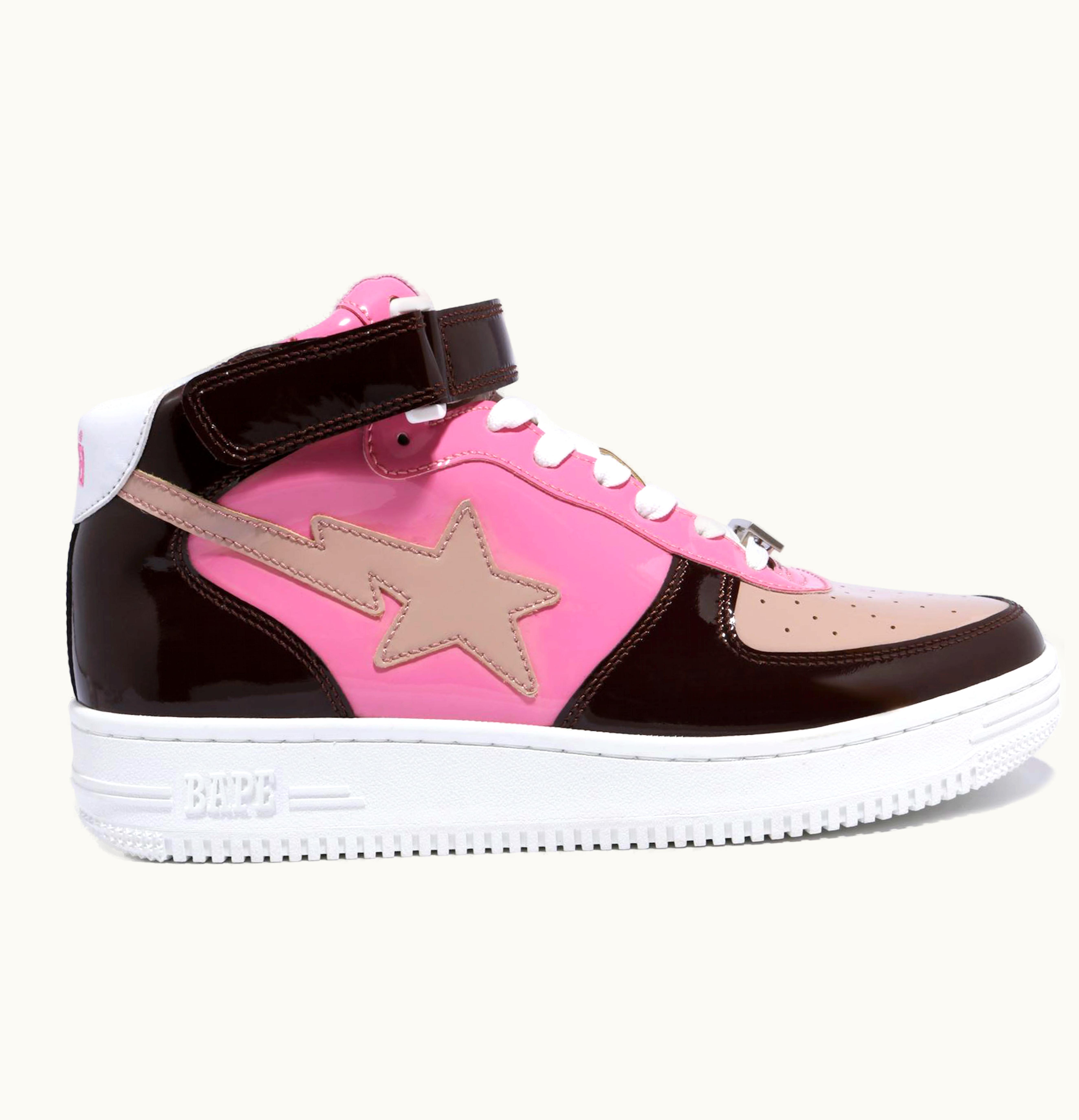 BAPE A Bathing Ape BAPEsta Mid Brown Pink Tan 2020