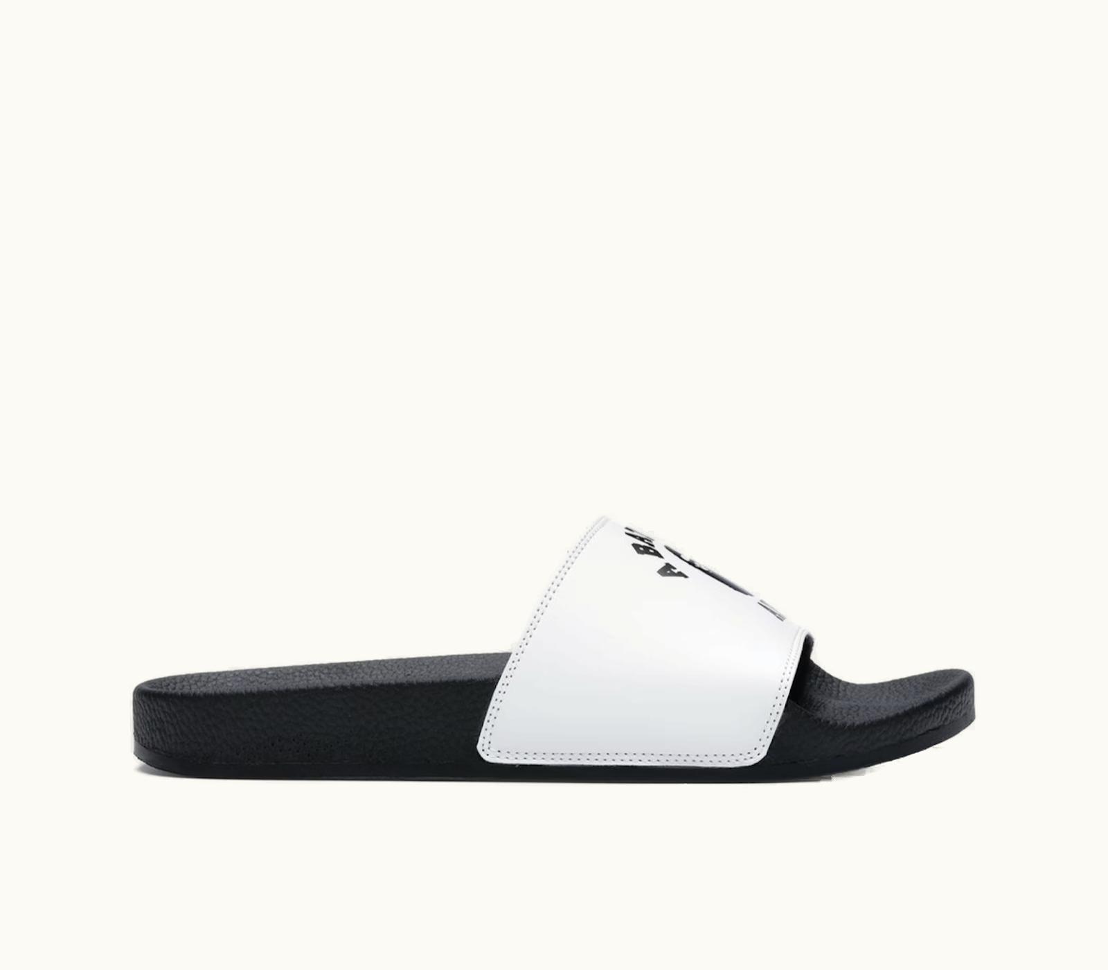 BAPE Slide SS19 College Logo White