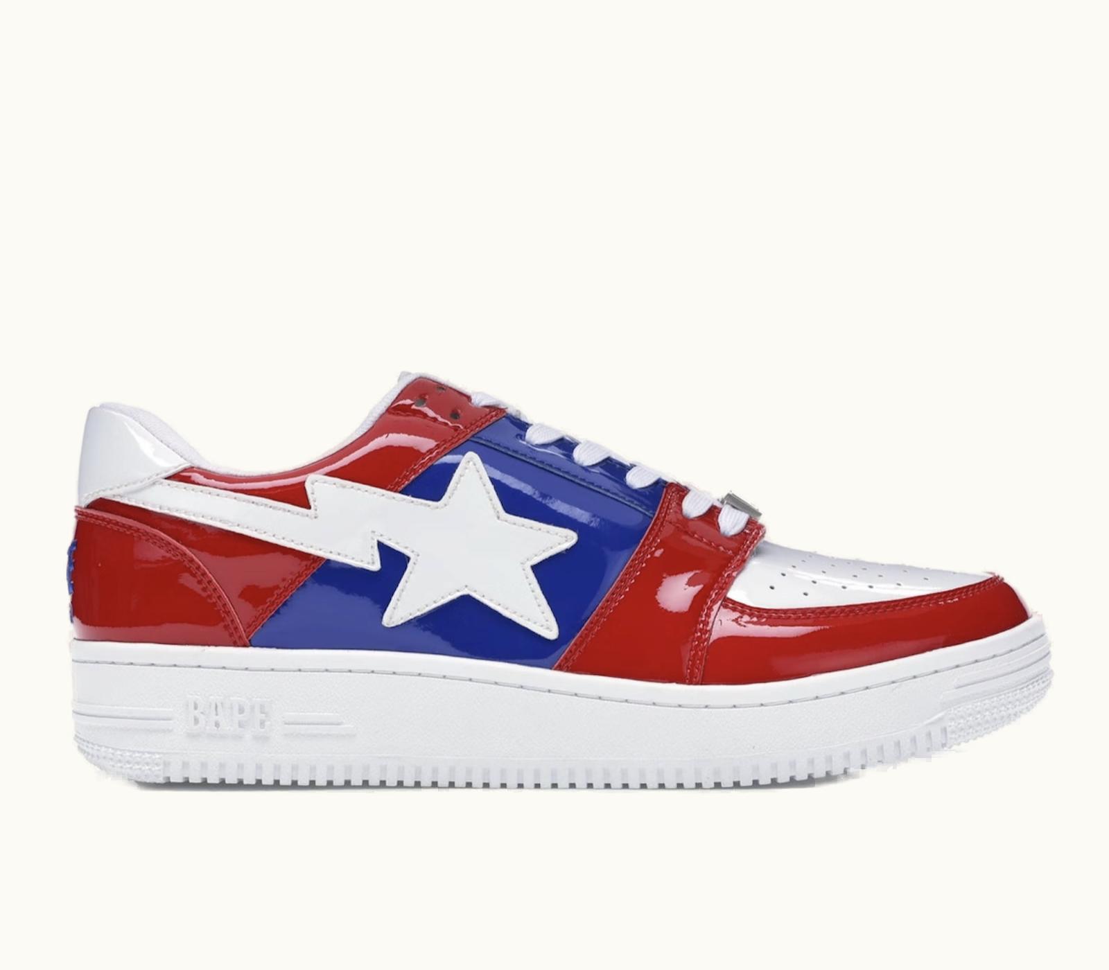 BAPE A Bathing Ape BAPEsta Tri Color Red 2018