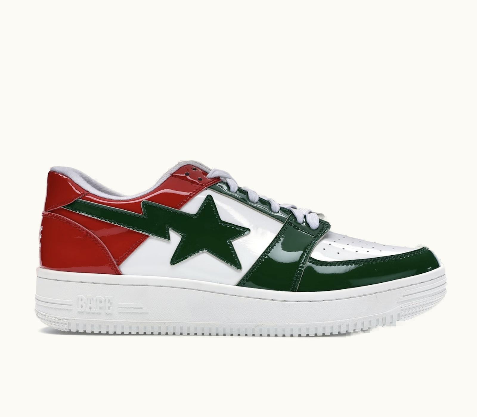 BAPE A Bathing Ape BAPE Sta Low Green White Red 2019