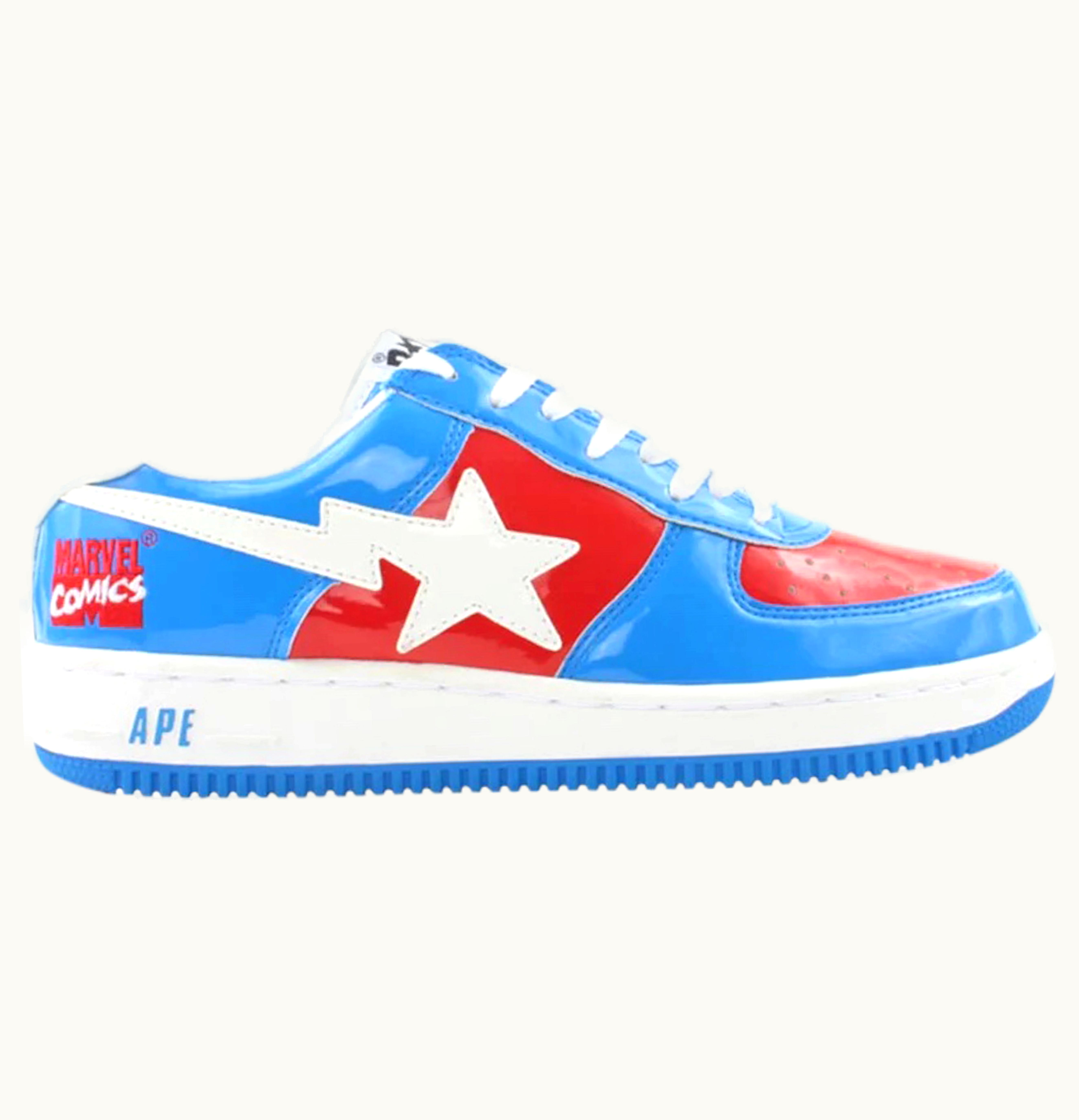 BAPE A Bathing Ape BAPEsta Marvel Comics Captain America