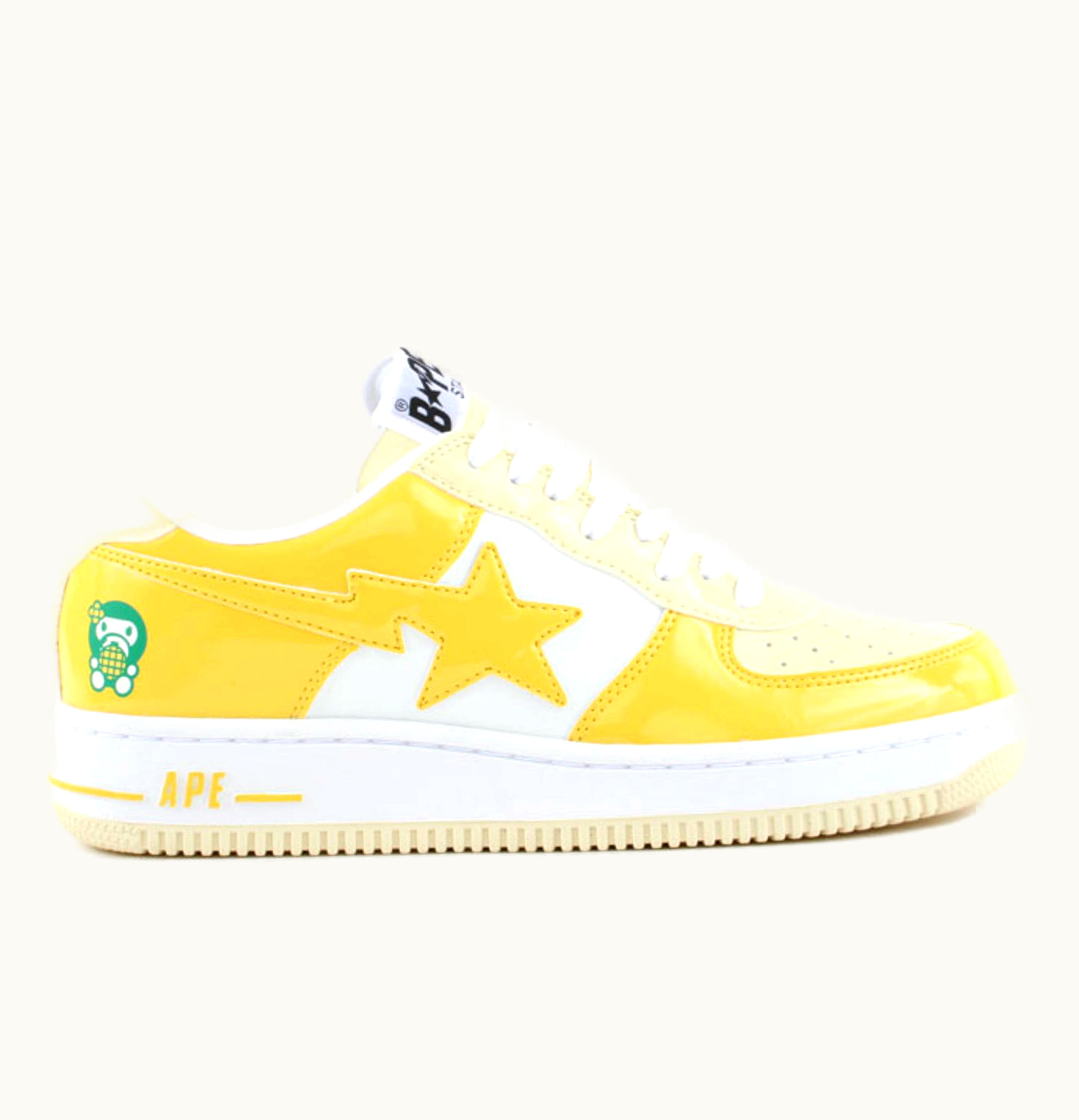 BAPE A Bathing Ape Bape Sta Low Baby Milo White Yellow