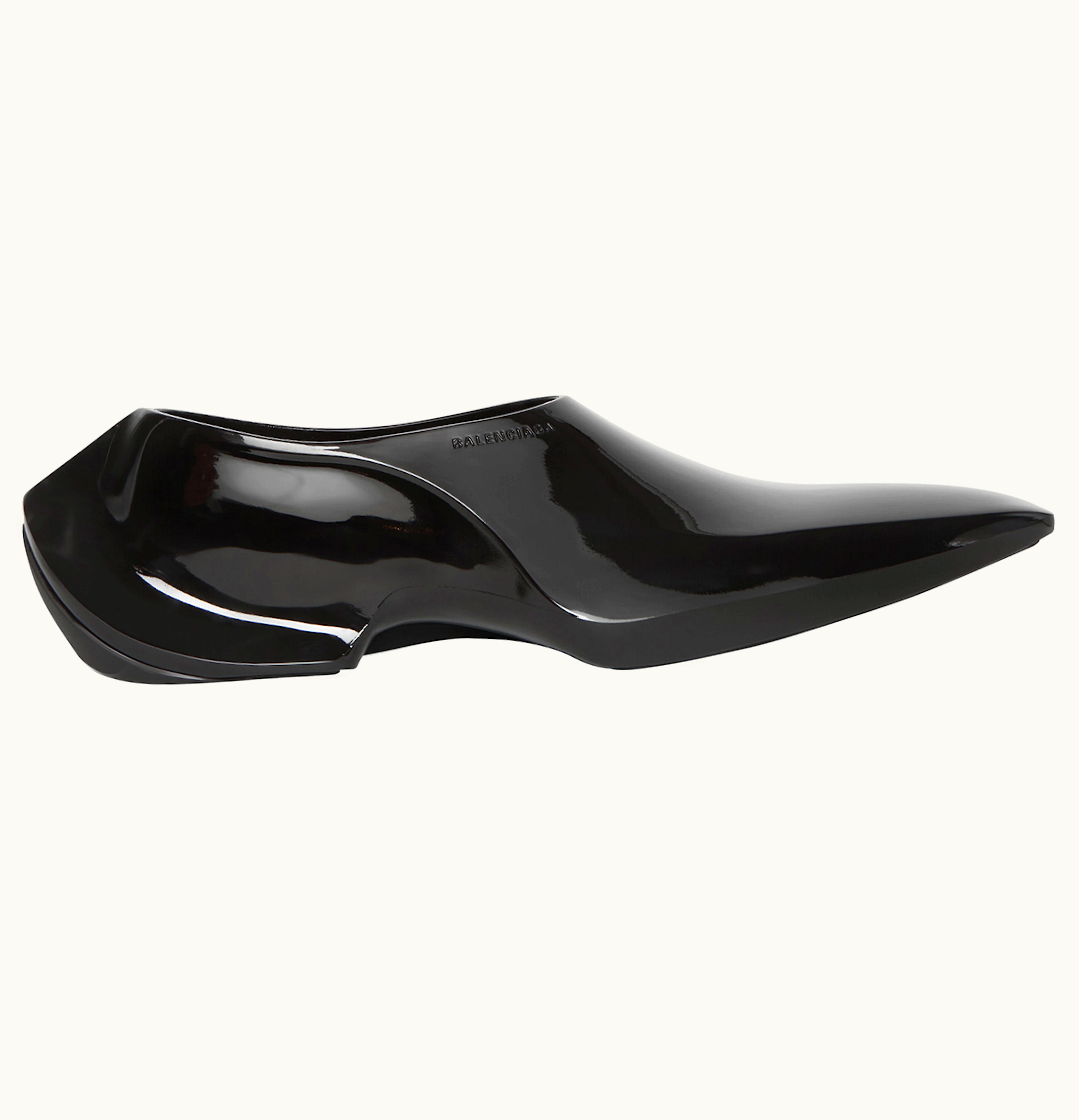 Balenciaga Space Shoe Shiny Black