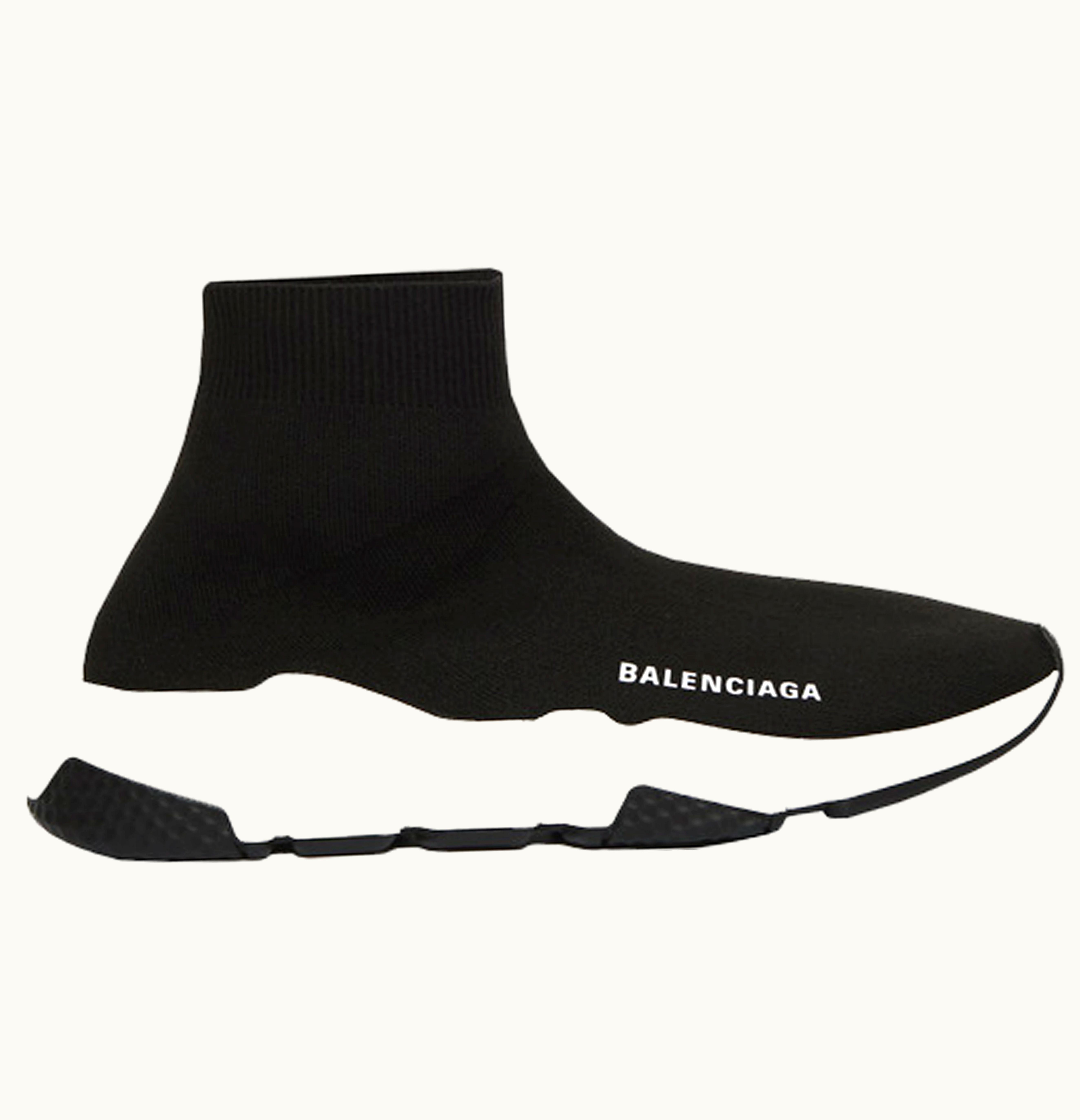 Balenciaga Speed Trainer Black White 2019 W