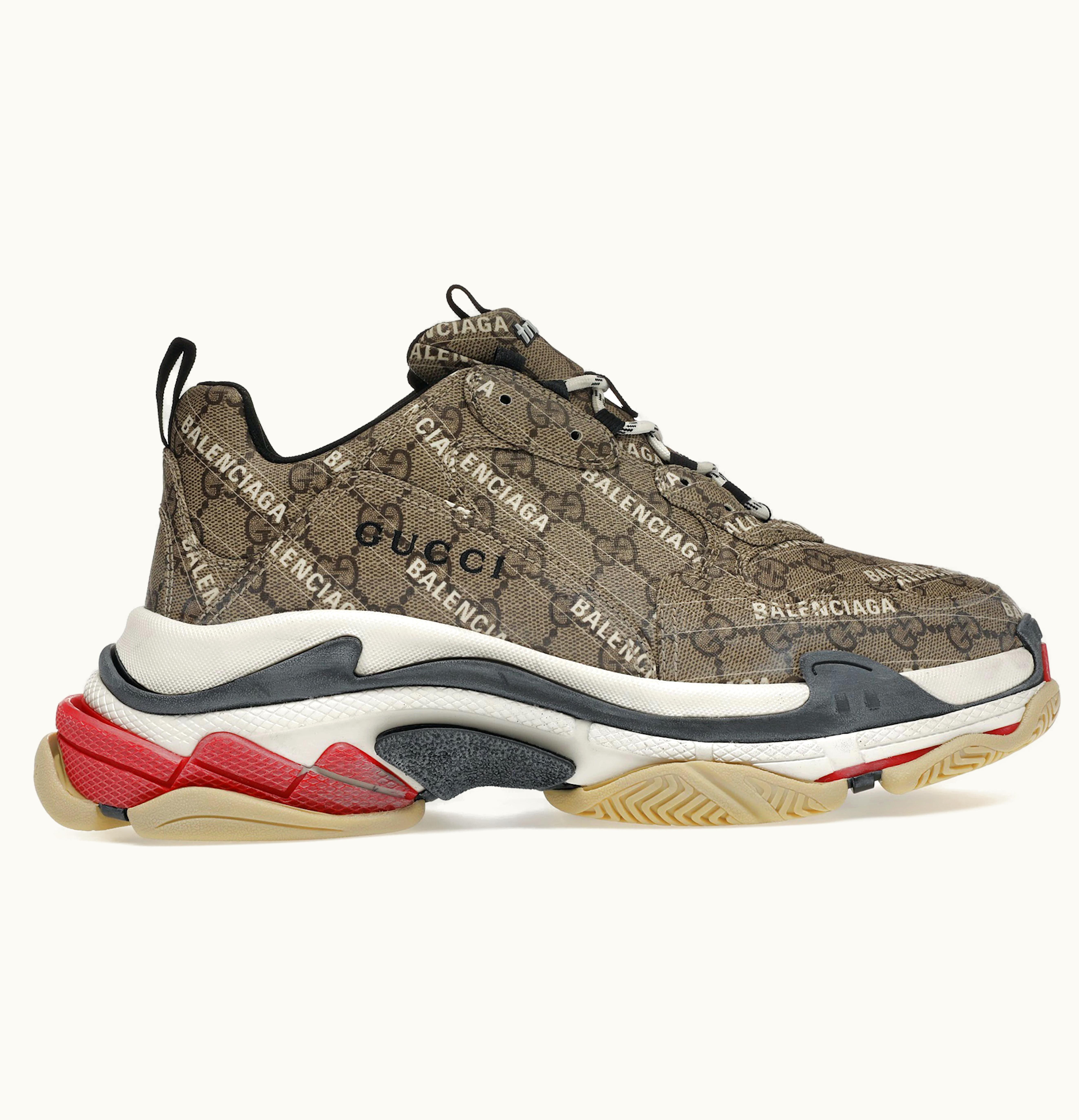 Gucci x Balenciaga Triple S The Hacker Project Beige