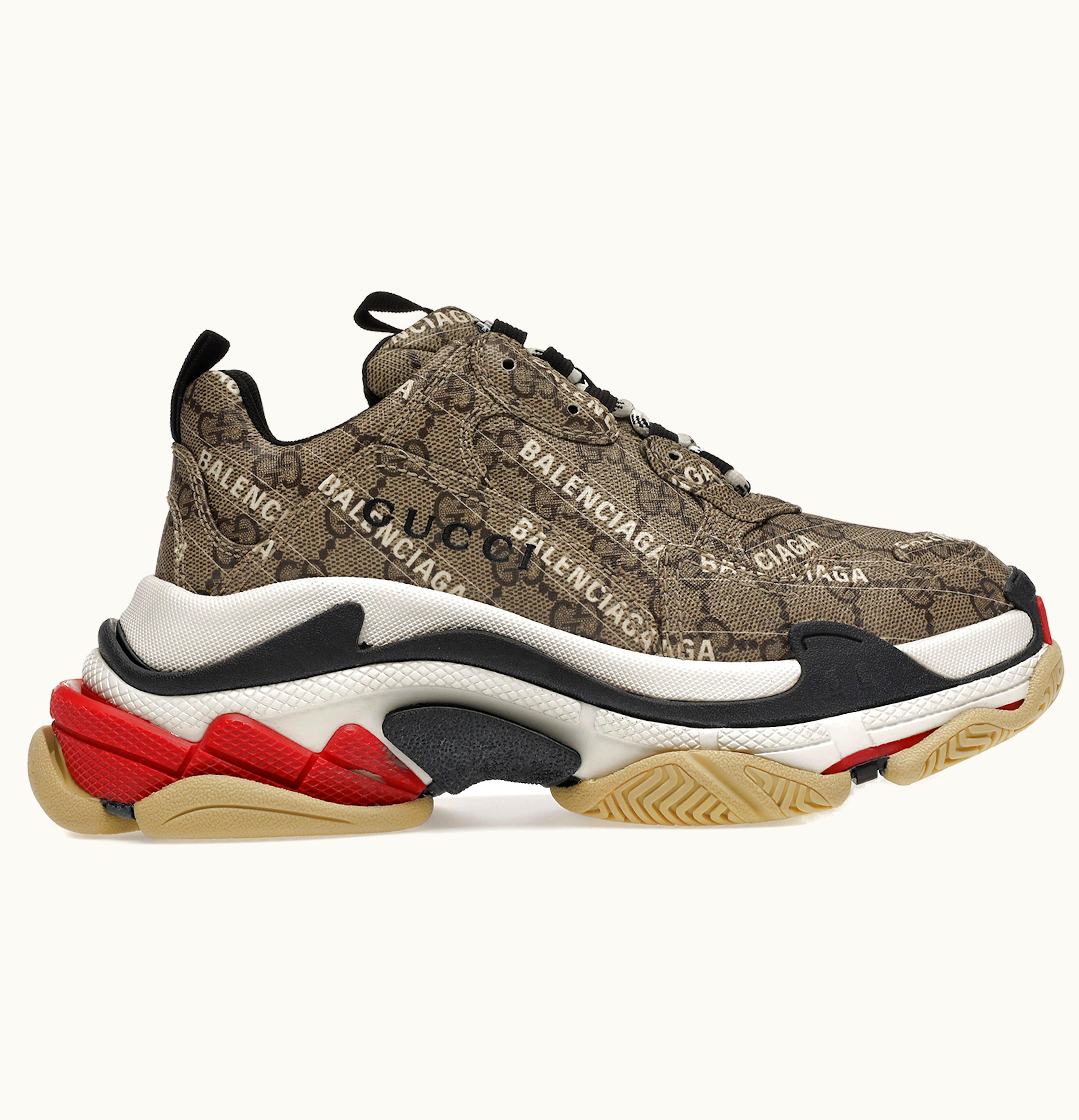 Gucci x Balenciaga Triple S The Hacker Project Beige W