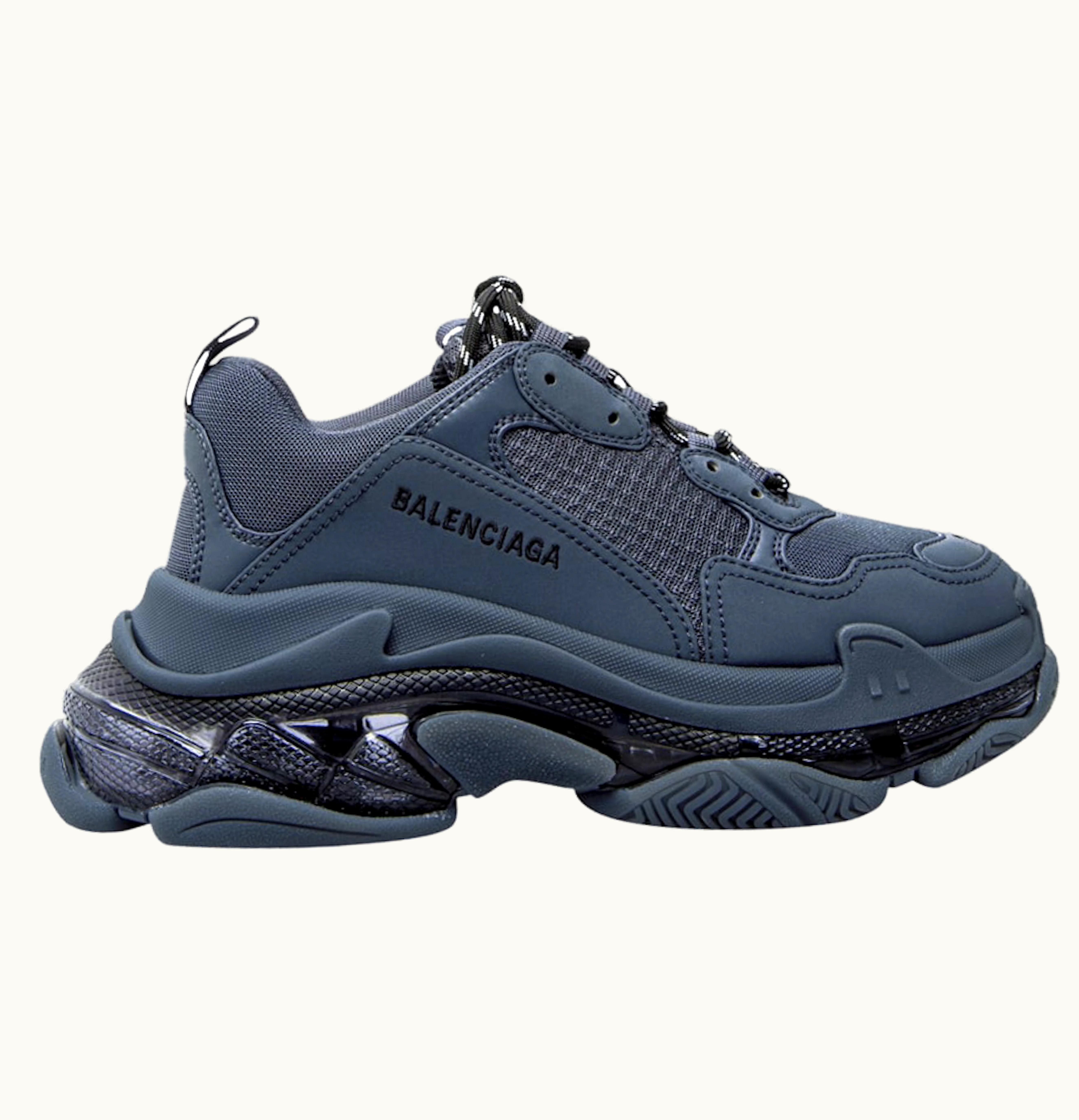 Balenciaga Balenciaga Triple S Clear Sole Deep Blue