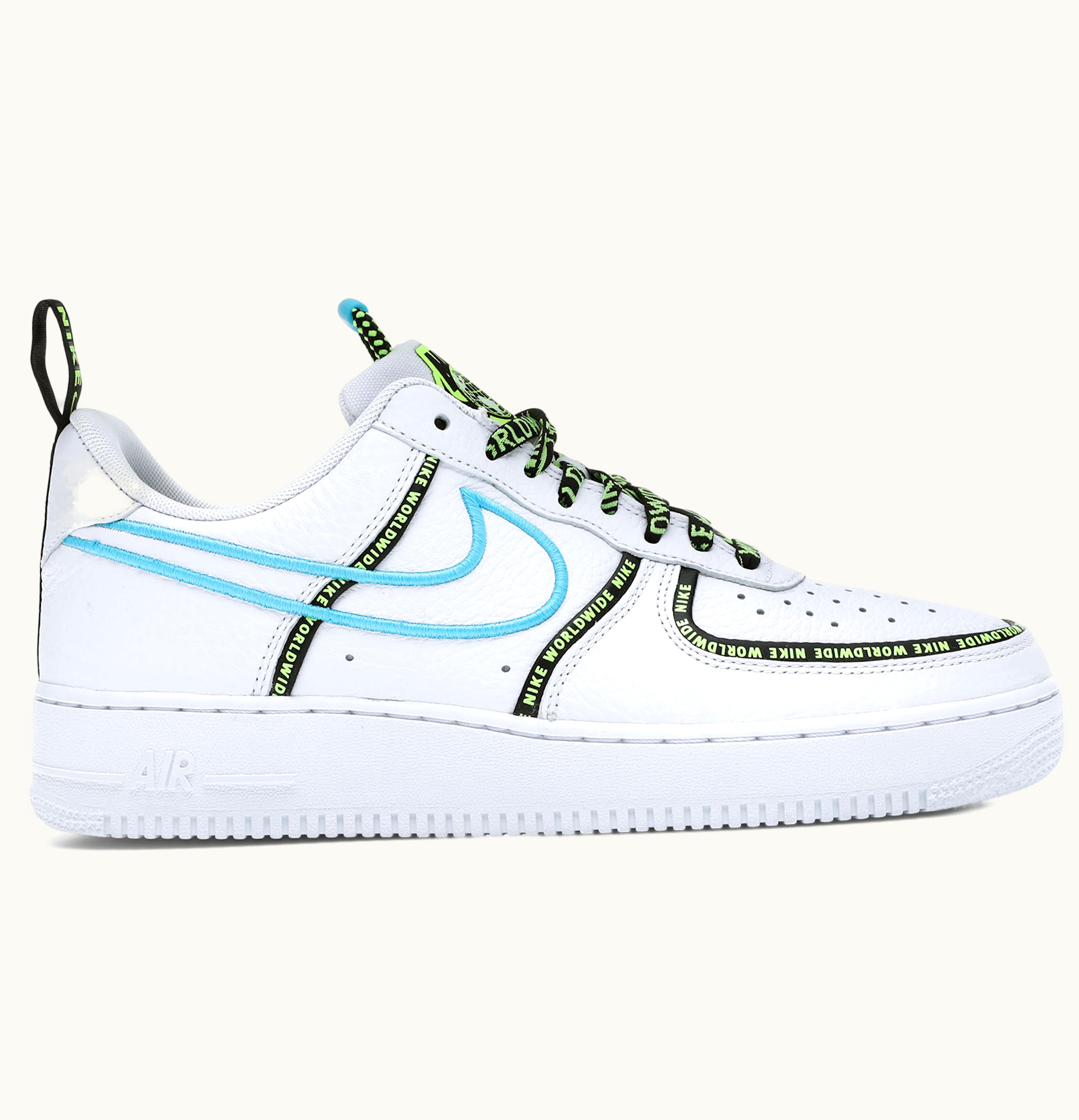 Nike Nike Air Force 1 Low Worldwide White Blue Fury Volt
