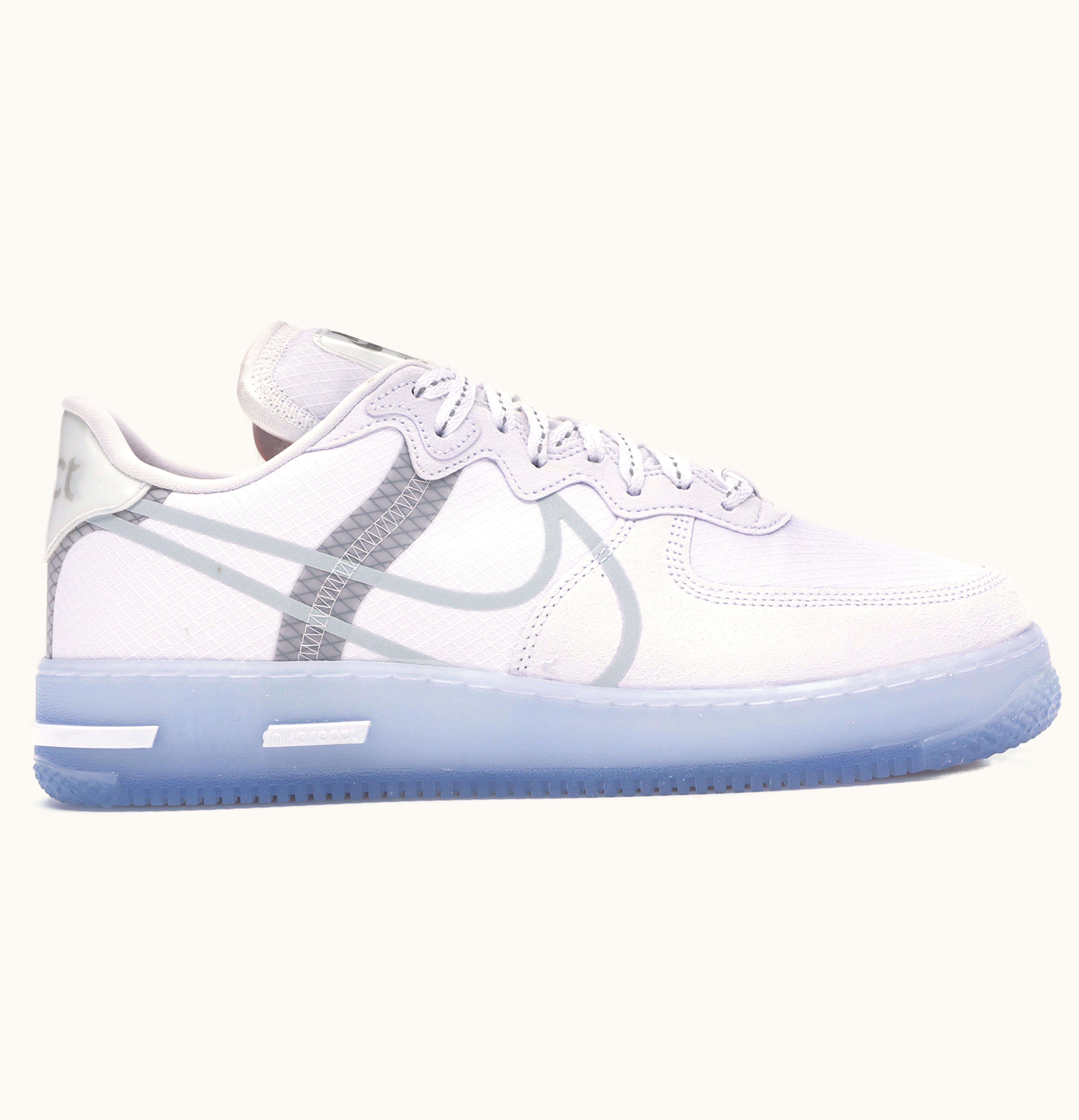 Nike Nike Air Force 1 React White Light Bone